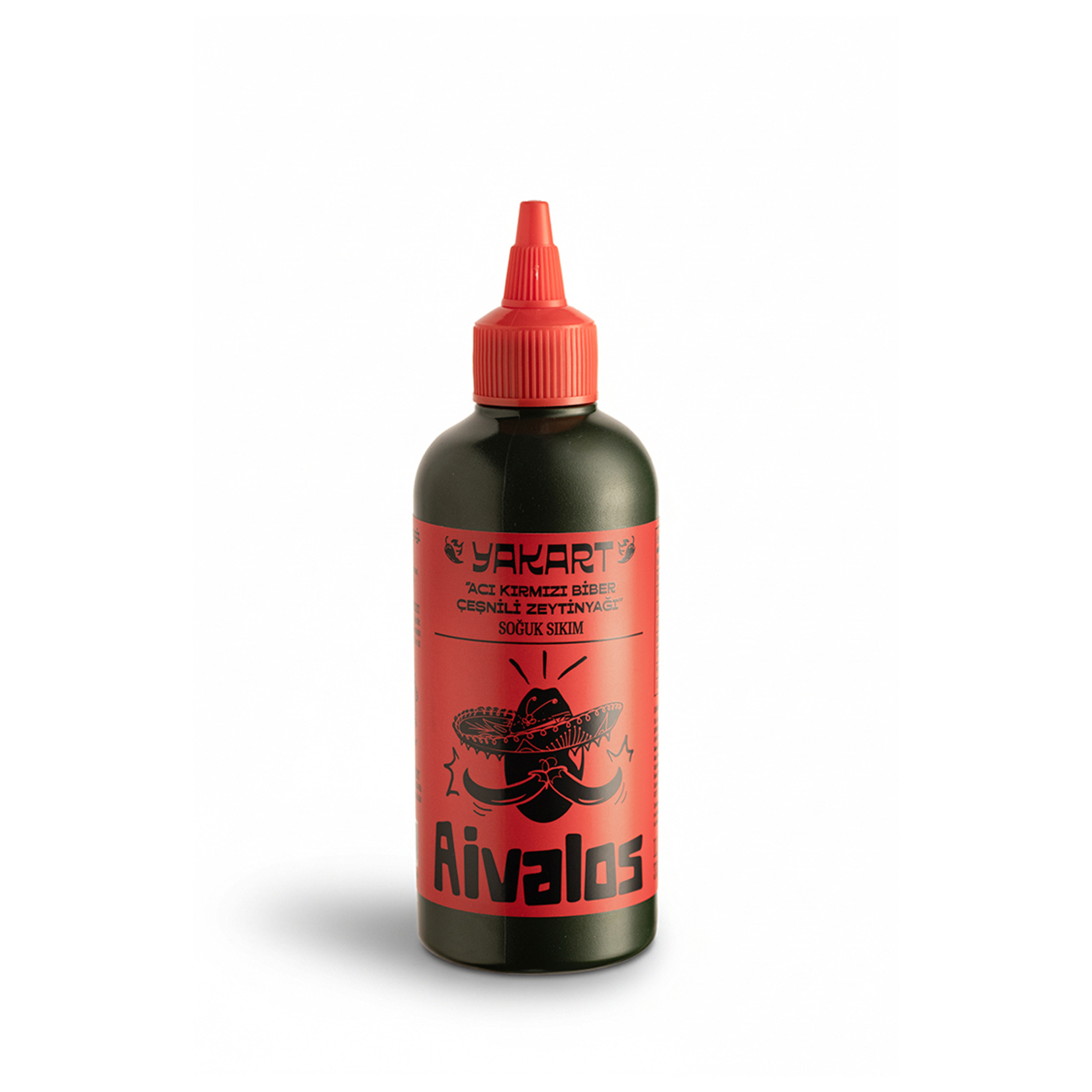Aivalos Yakart Acı Kırmızı Biber Çeşnili Zeytinyağı 330 Ml