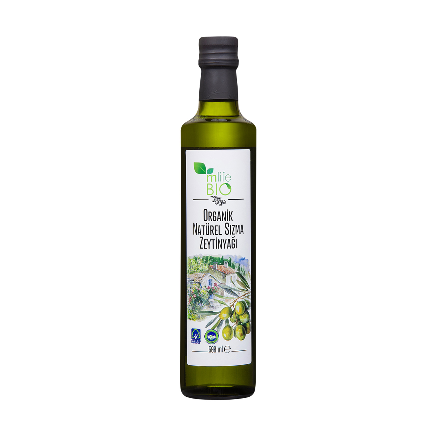 M Life Bio Organik Natürel Sızma Zeytinyağı 500 Ml