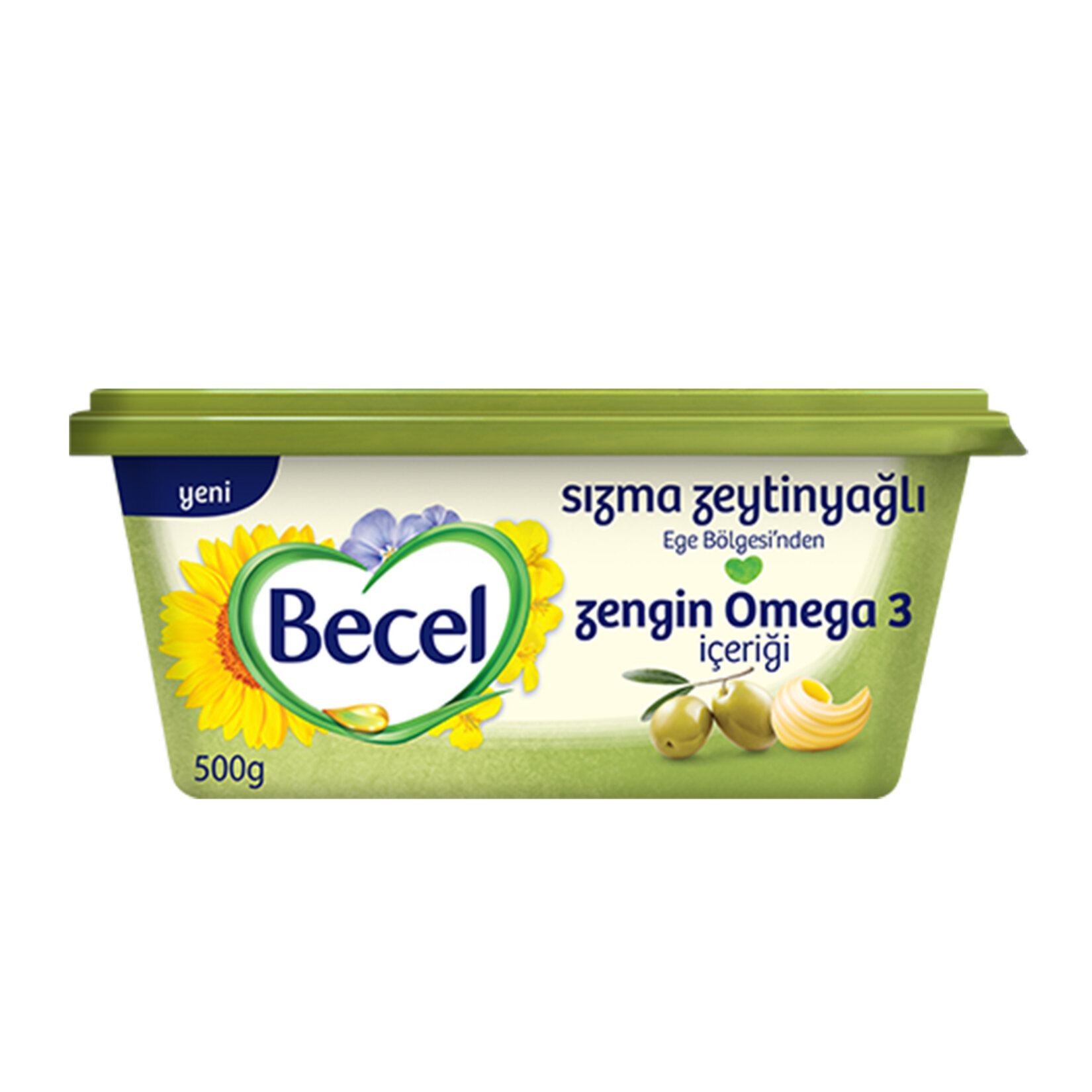 Becel Kase Margarin Zeytinyağlı 500 G - Görsel 1