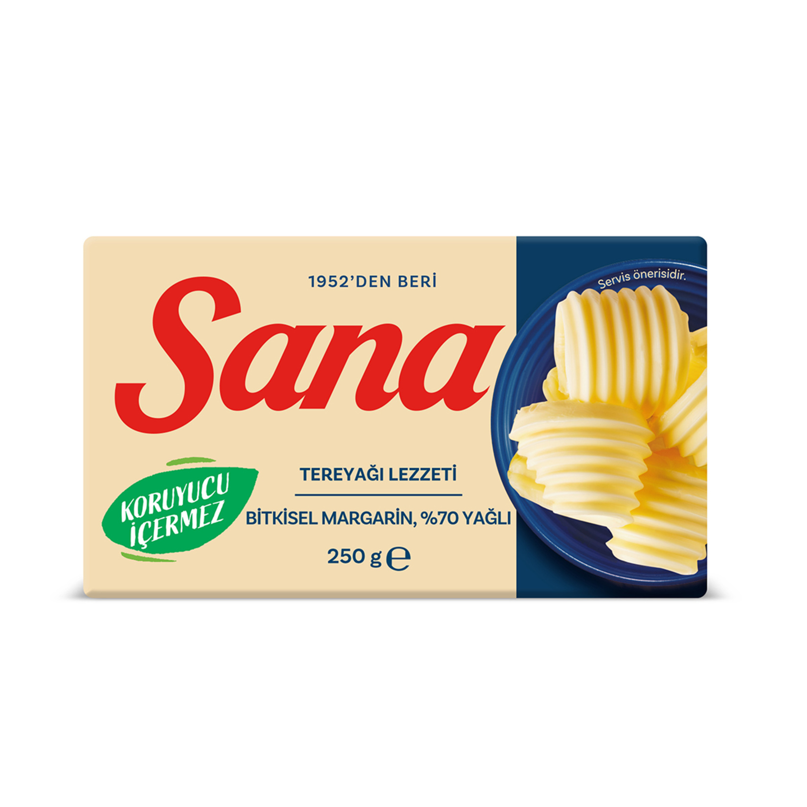 Sana Paket Margarin Tereyağı Lezzeti 250 G - Görsel 1
