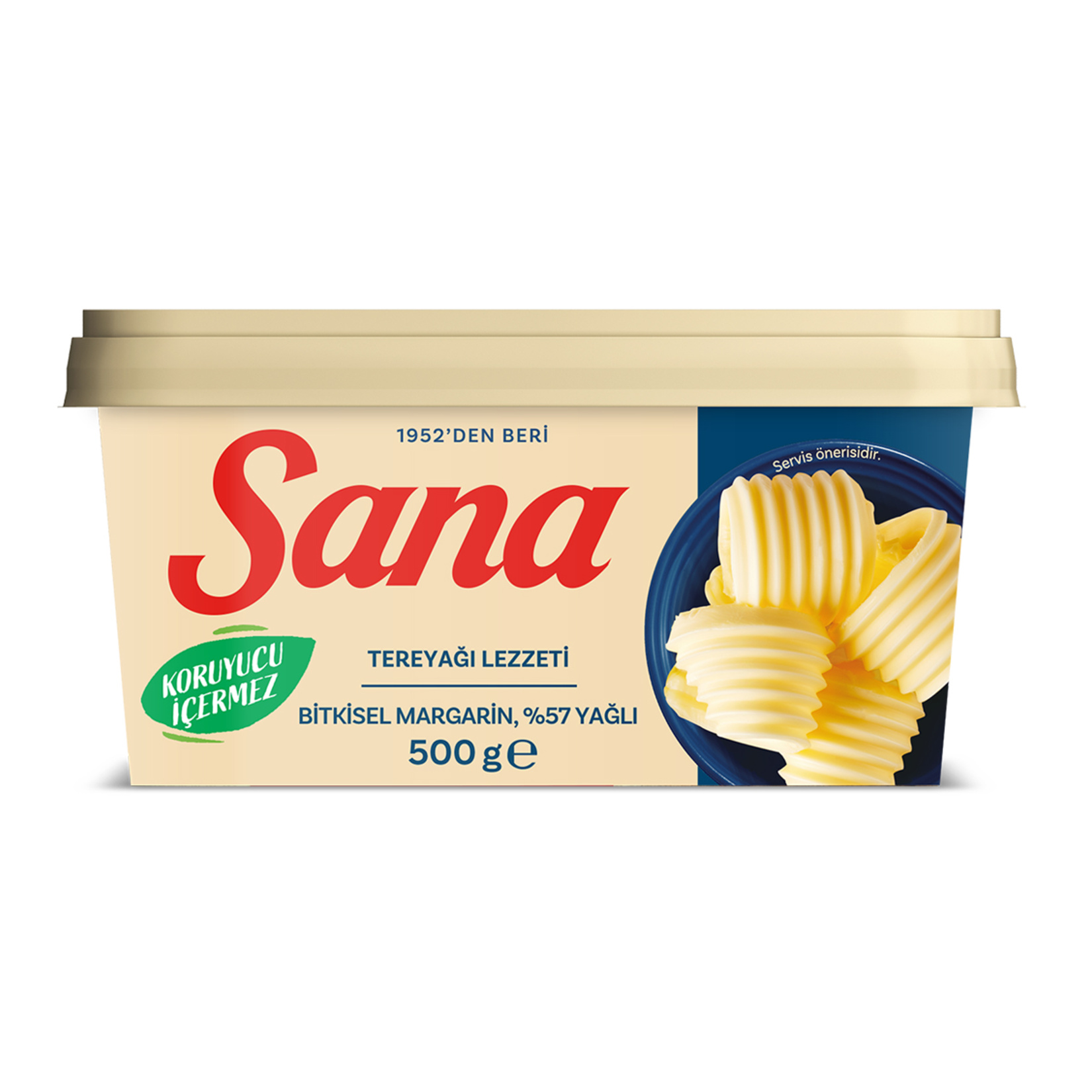Sana Kase Margarin Tereyağı Lezzeti 500 G - Görsel 1