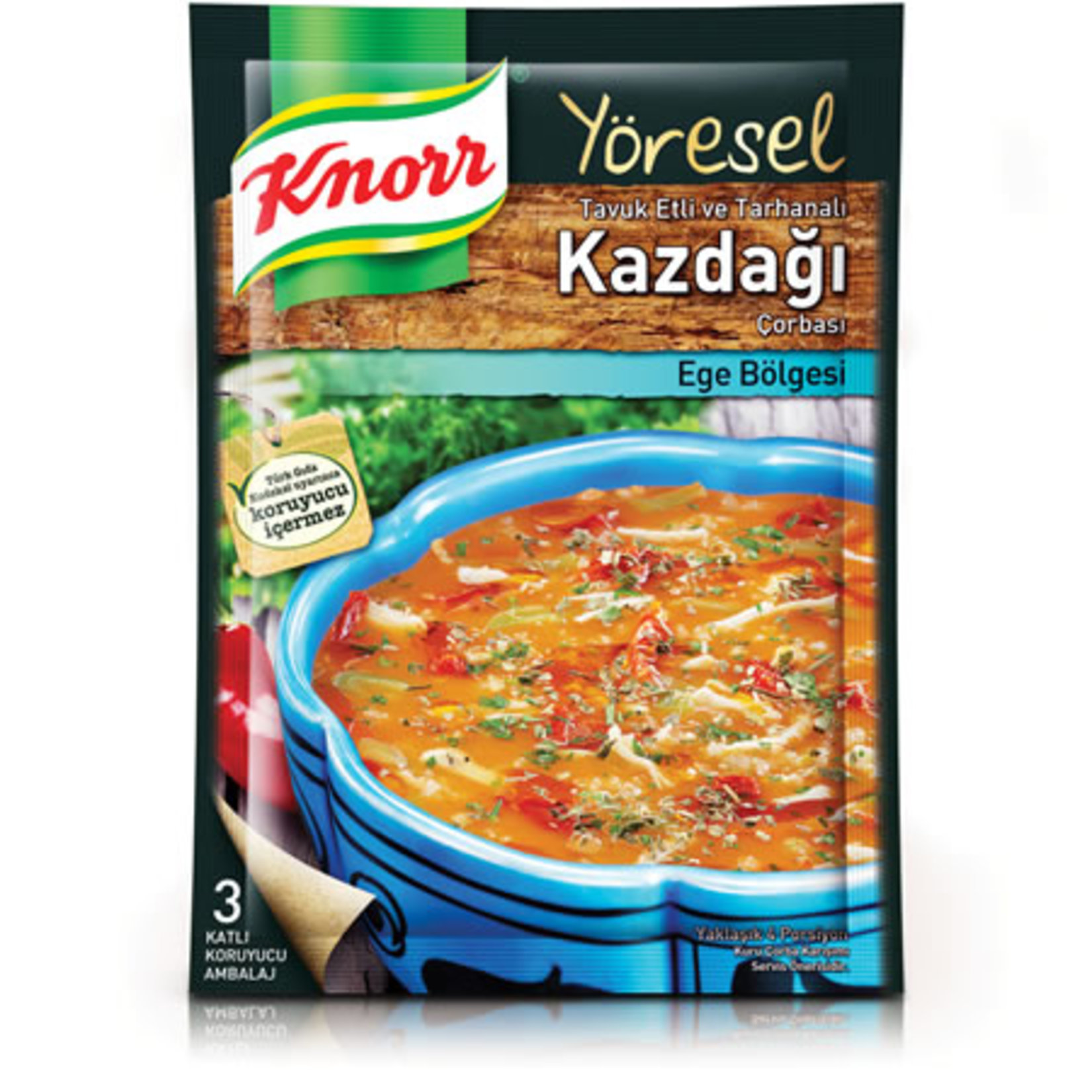 Knorr Hazır Çorba Tavuk Etli Ve Tarhanalı Kazdağı 76 G