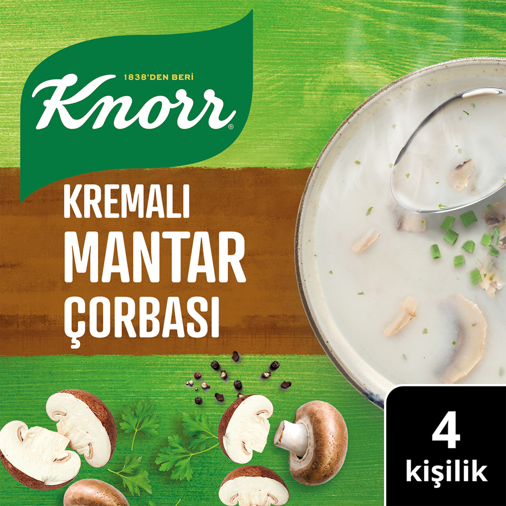 Knorr Hazır Çorba Kremalı Mantar 4 Kişilik 63 G - Görsel 2