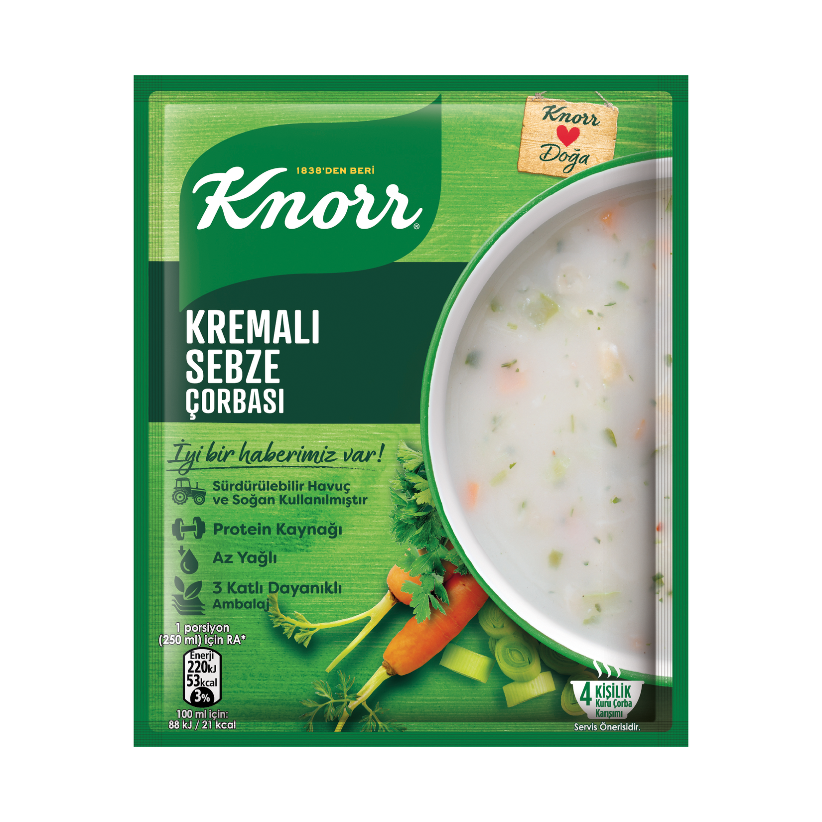 Knorr Kremalı Sebze Çorbası 65 G