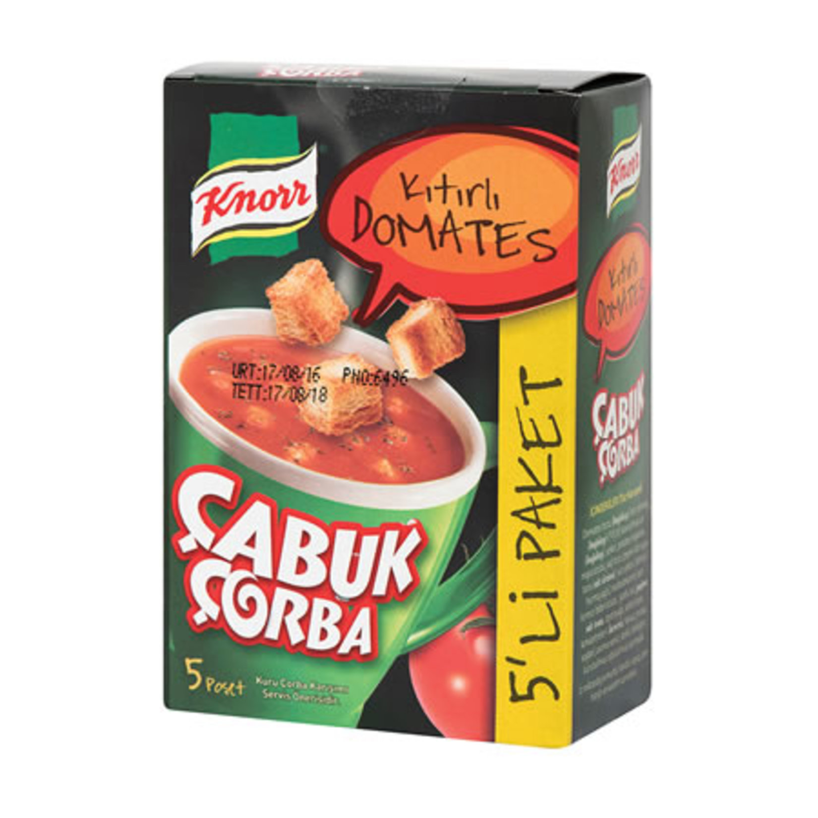 Knorr Çabuk Çorba Domates 22GX5'li Paket