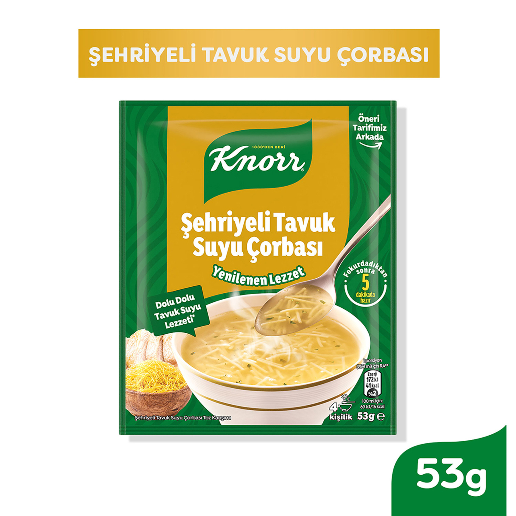Knorr Şehriyeli Tavuk Çorbası 53 G - Görsel 2