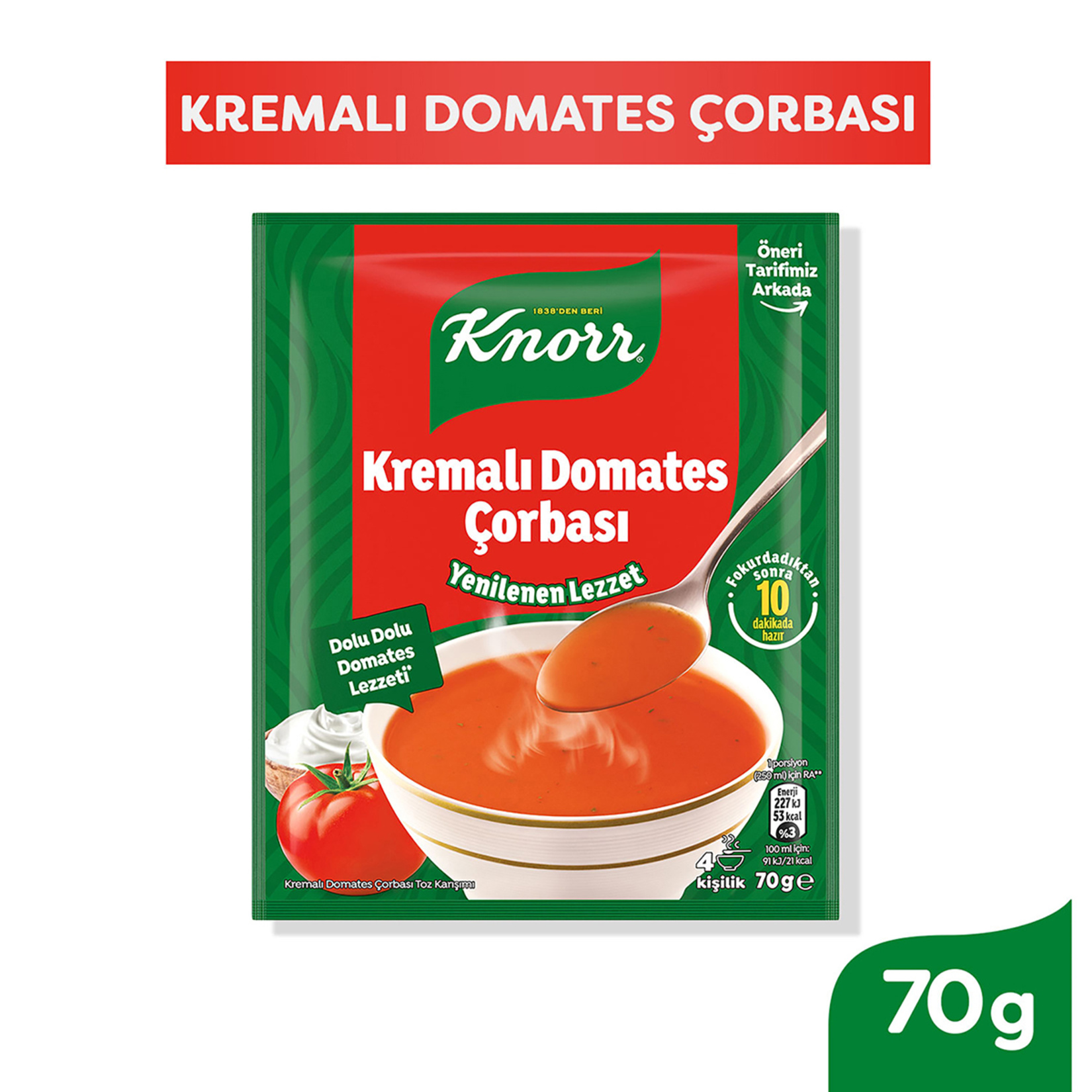 Knorr Kremalı Domates Çorbası 70 G - Görsel 2
