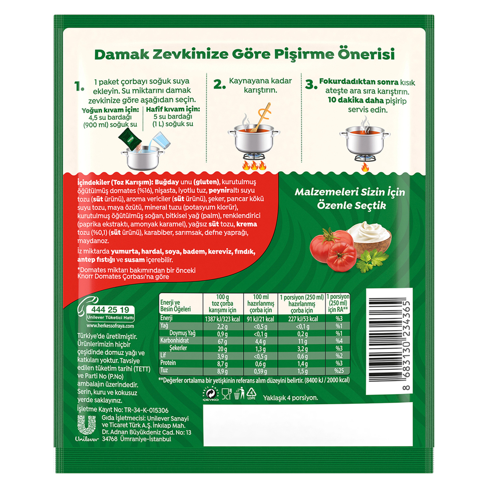 Knorr Kremalı Domates Çorbası 70 G - Görsel 5