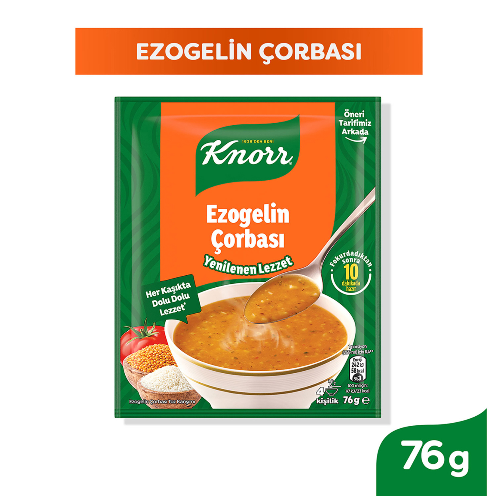 Knorr Ezogelin Çorbası 76 G - Görsel 2