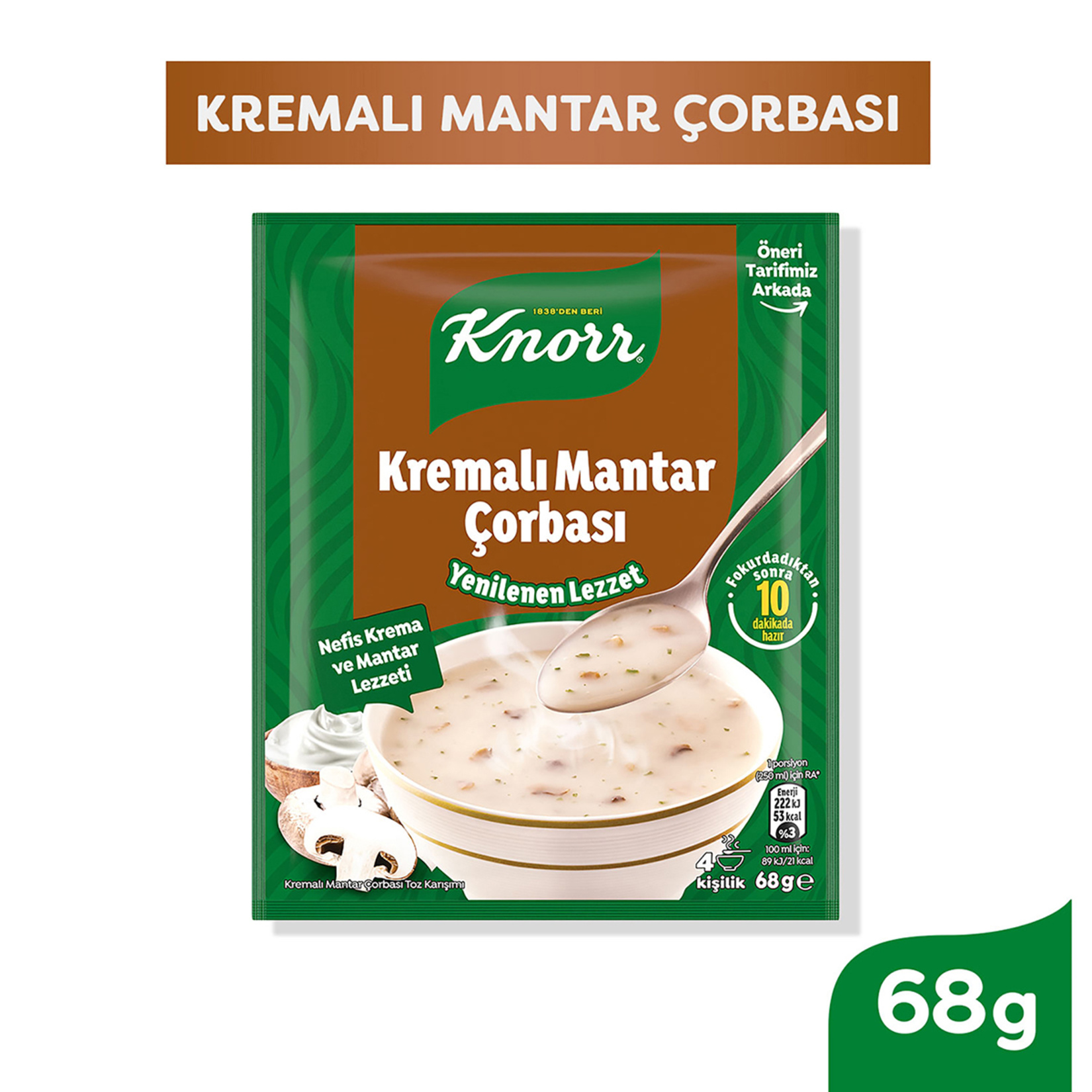 Knorr Kremalı Mantar Çorbası 68 G - Görsel 2