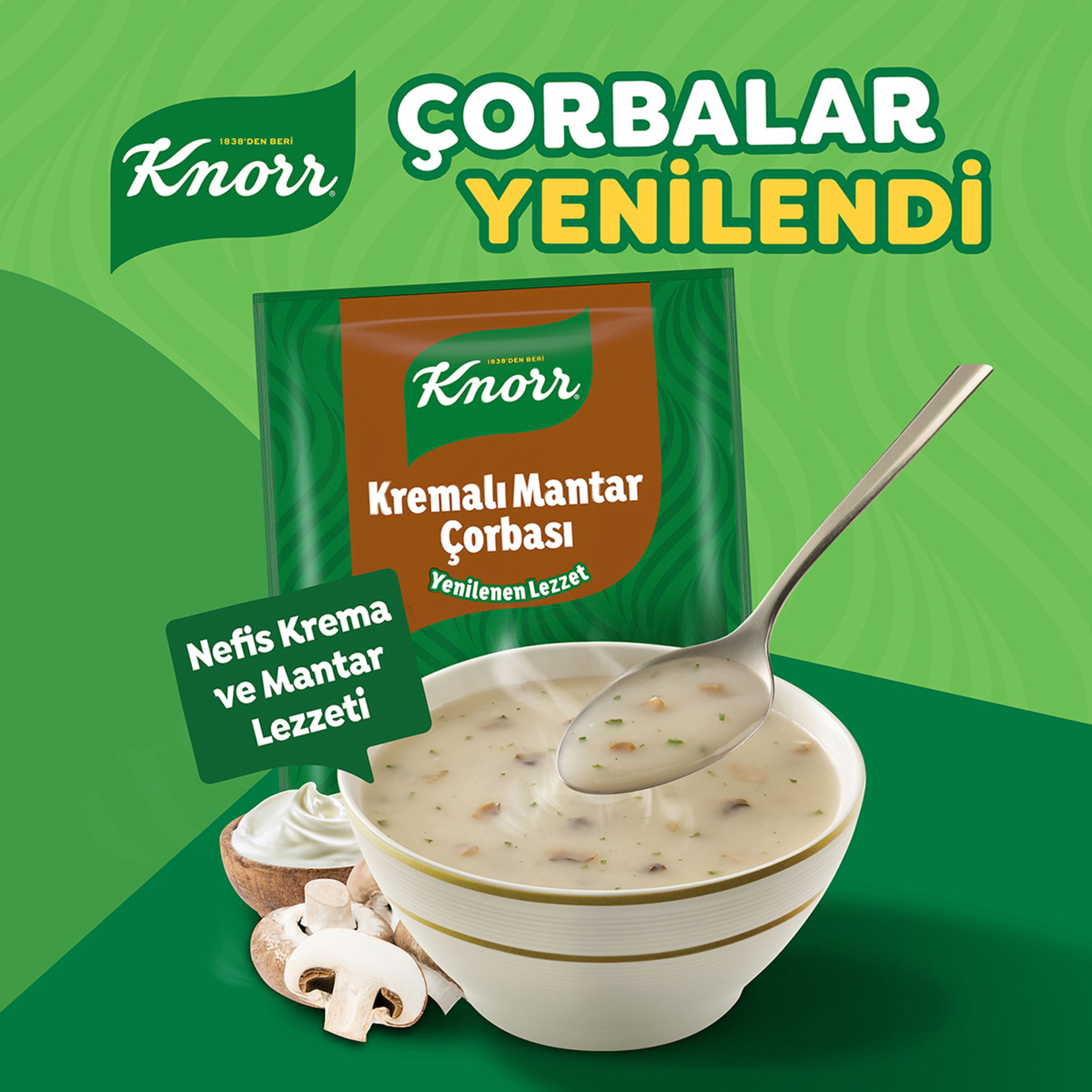 Knorr Kremalı Mantar Çorbası 68 G - Görsel 3