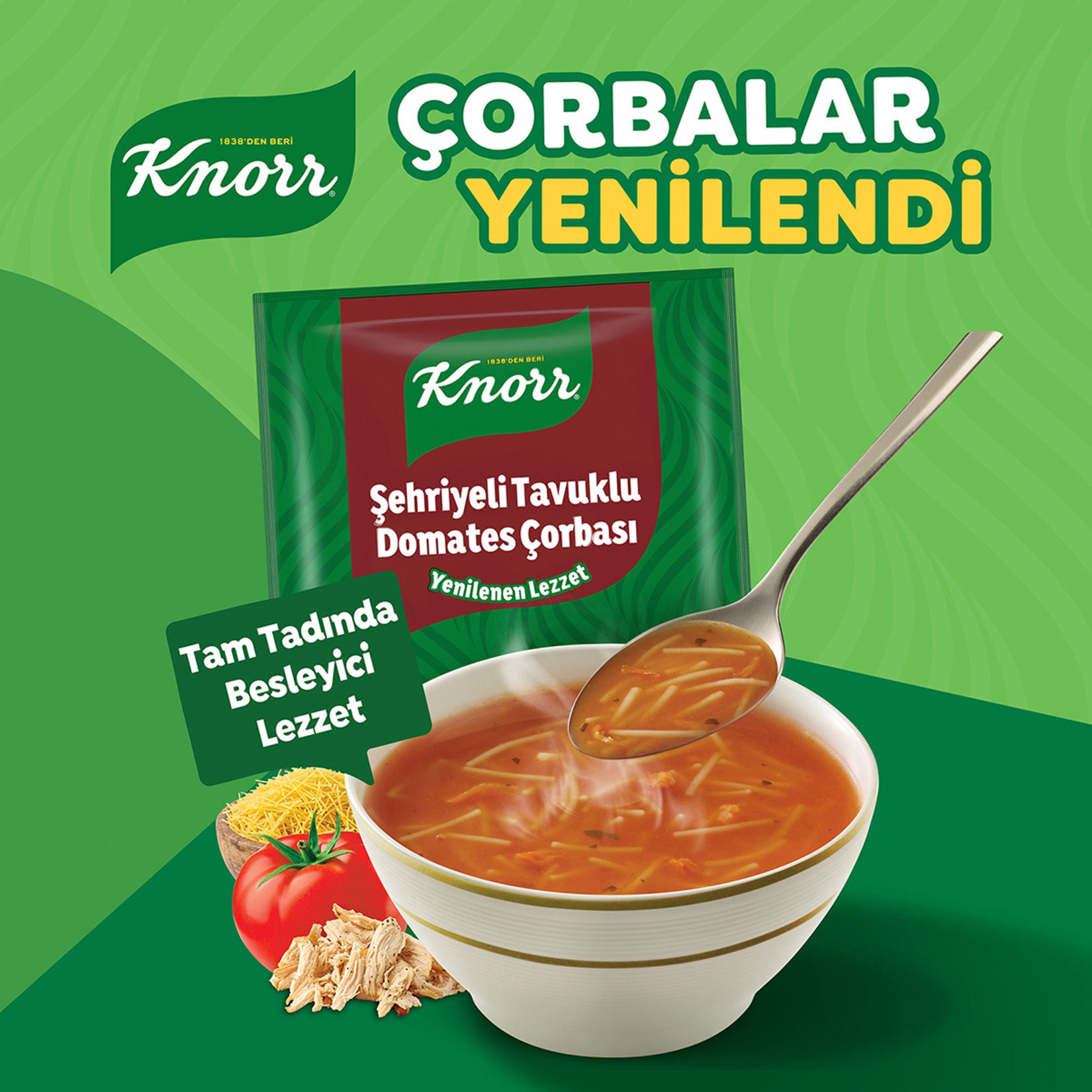 Knorr Şehriyeli Tavuklu Domates Çorbası 67 G - Görsel 3