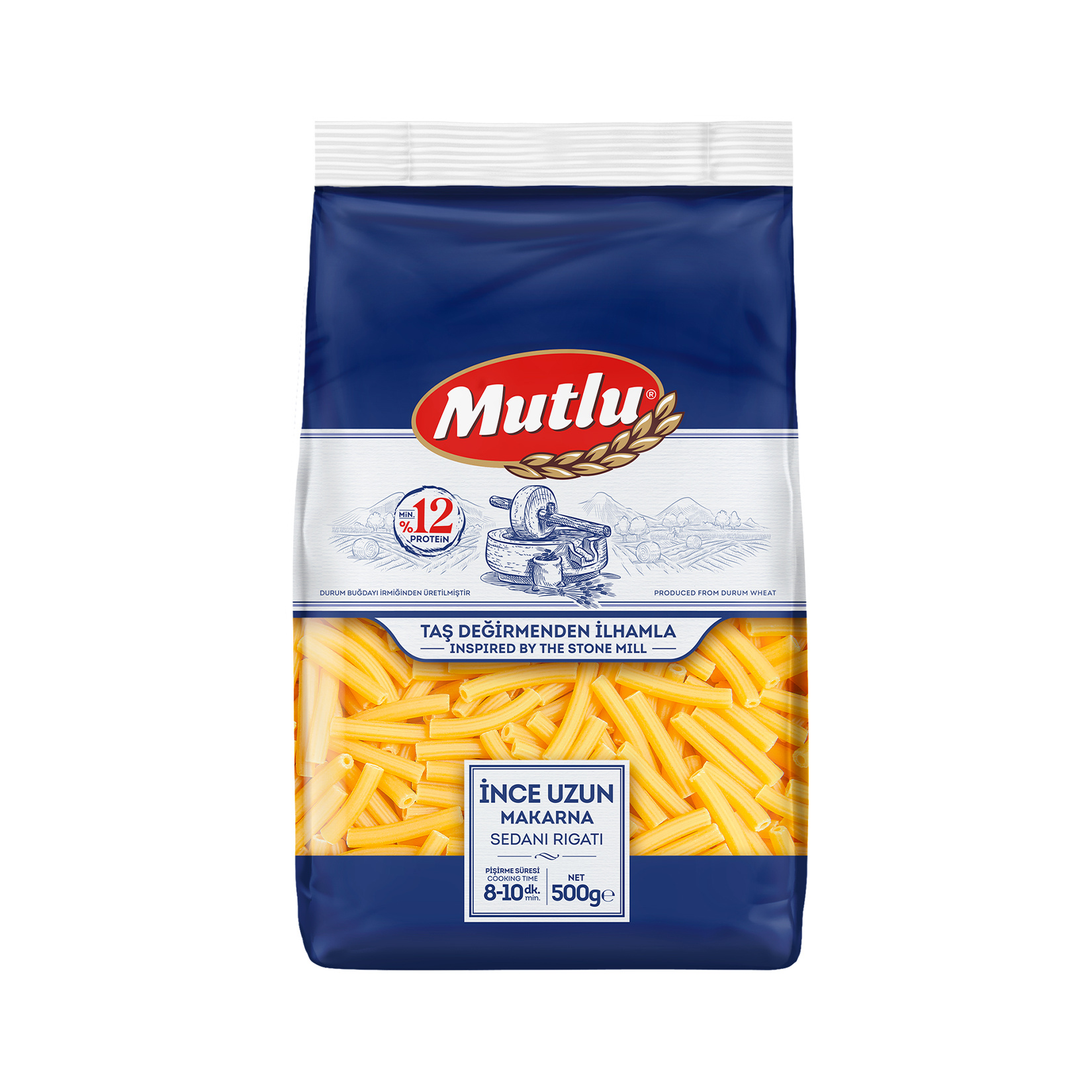 Mutlu İnce Uzun Makarna 500 G