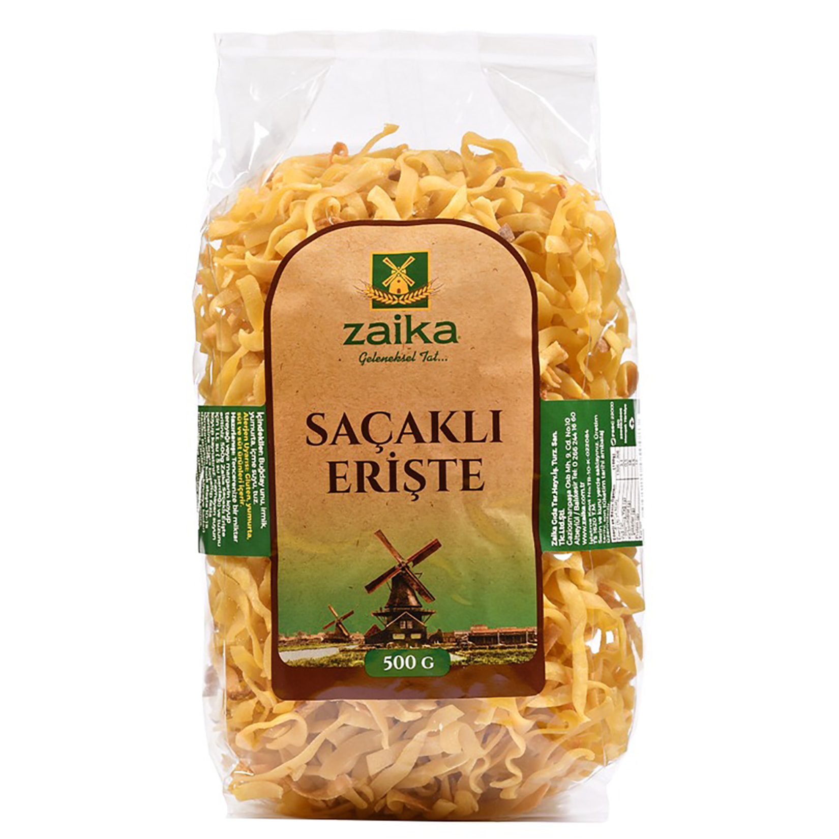 Zaika Saçaklı Erişte 500 G