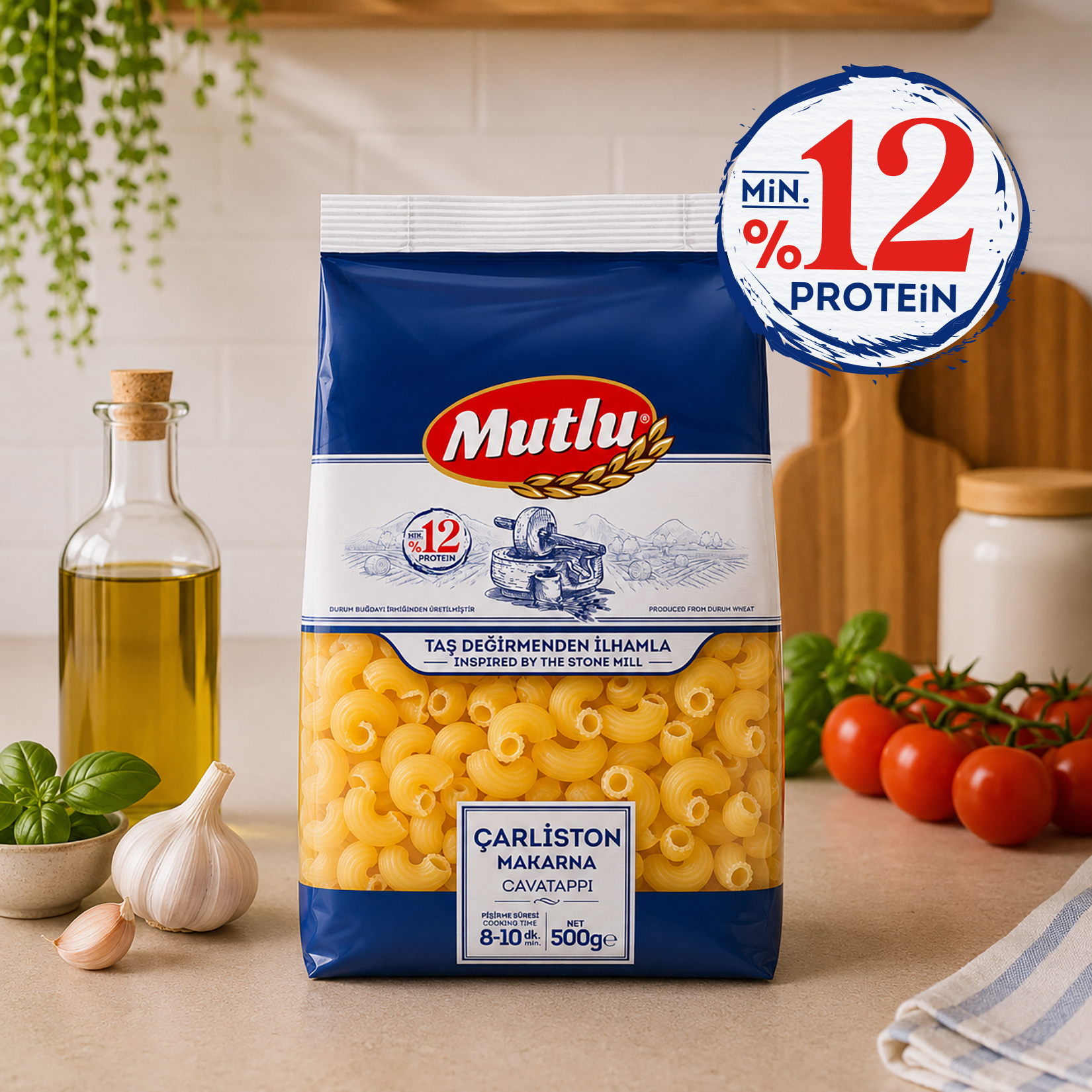 Mutlu Çarliston Makarna 500 G - Görsel 2