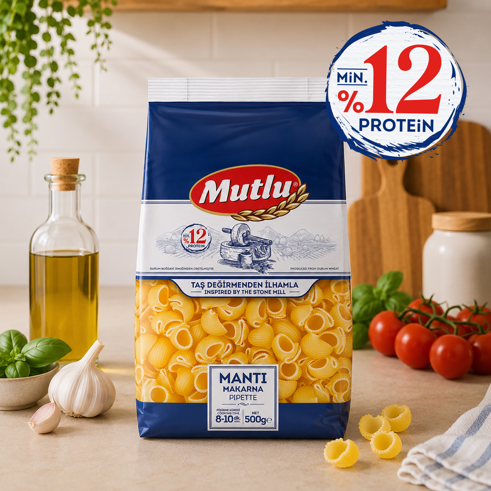 Mutlu Mantı Makarna 500 G - Görsel 2