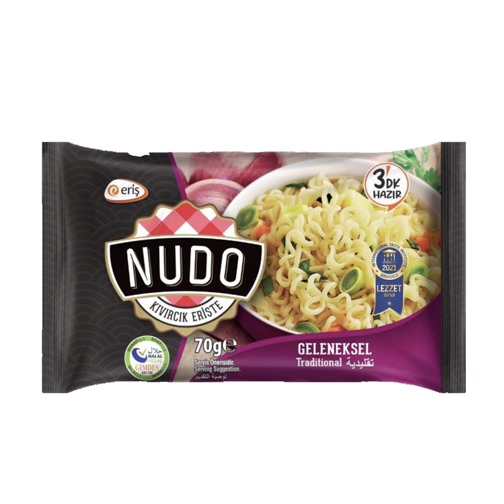 Nudo Geleneksel Noodle 70 G Poşet