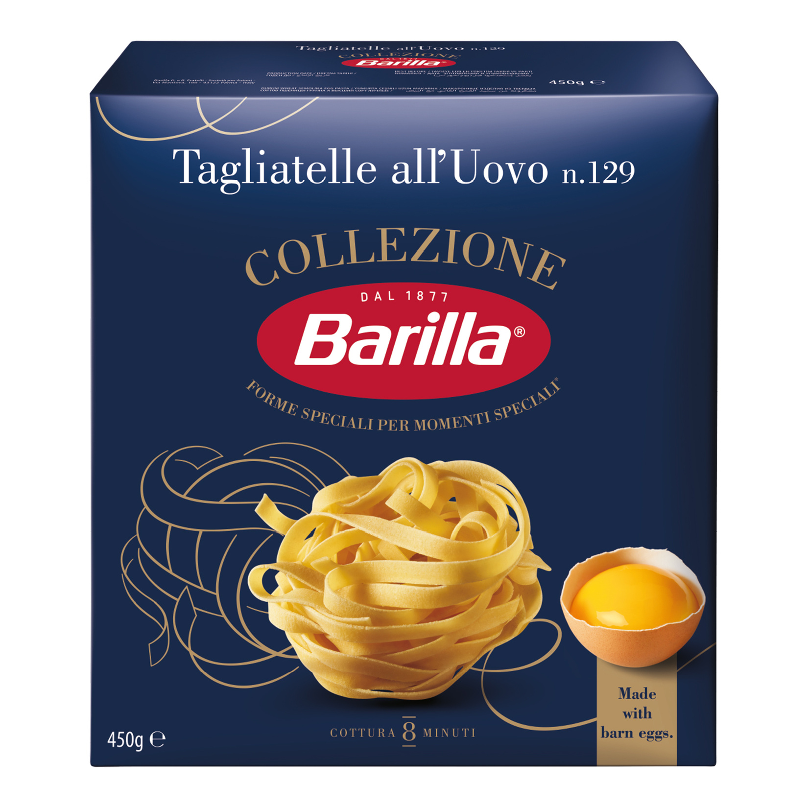 Barilla Tagliatelle Makarna 450 G - Görsel 2