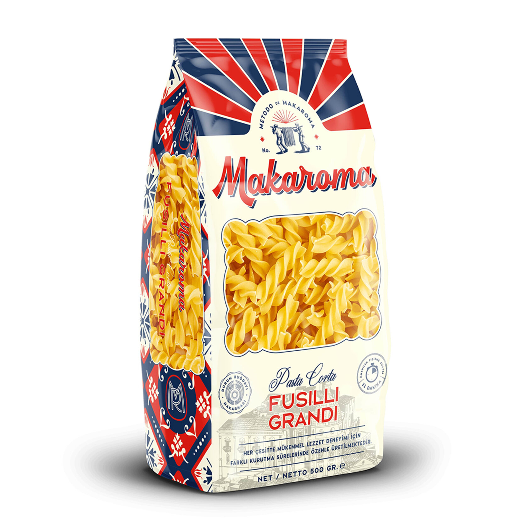 Makaroma Fusilli Grandi (Burgu) 500 G