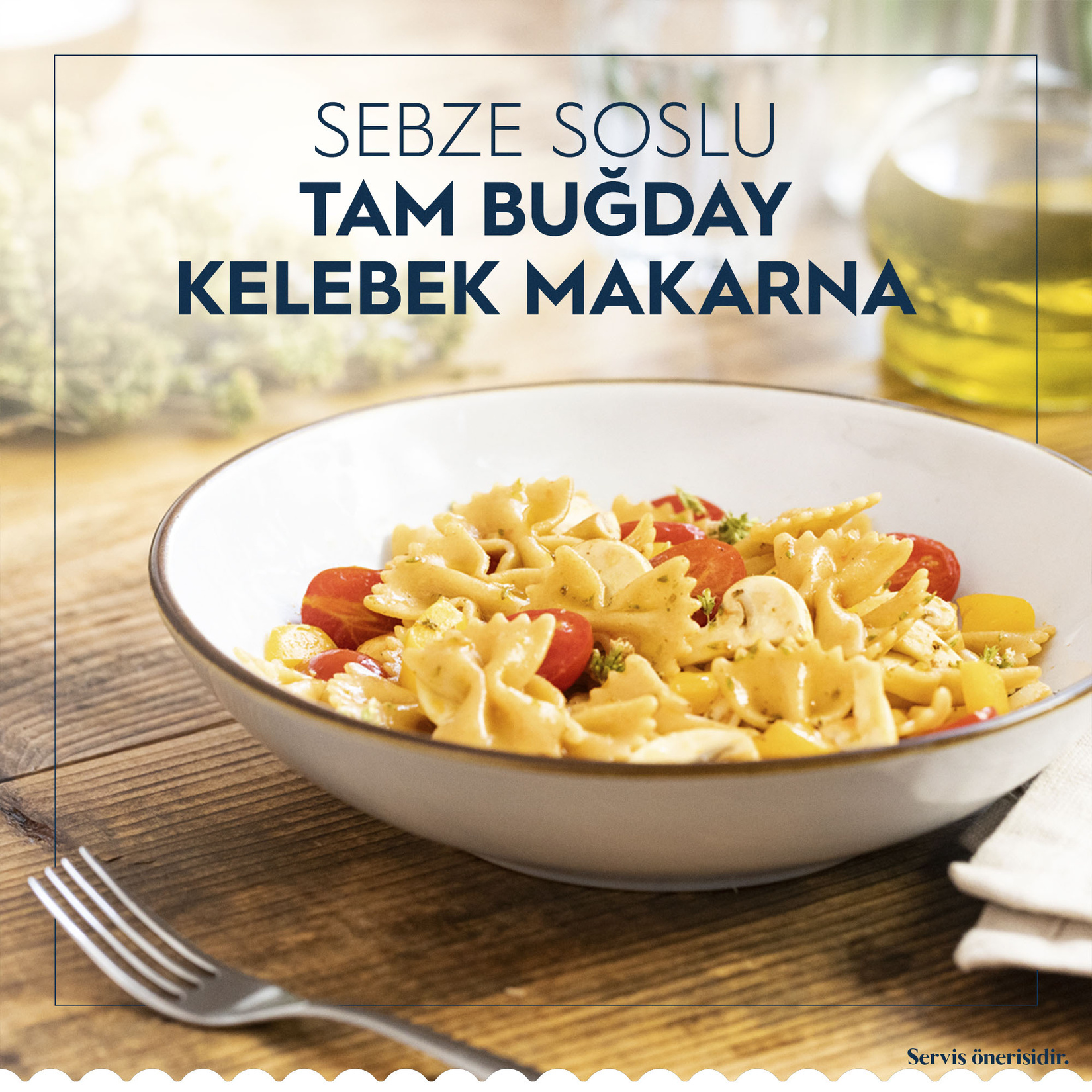 Barilla Tam Buğday Kelebek Makarna (Integrale Farfalle) 400 G - Görsel 6