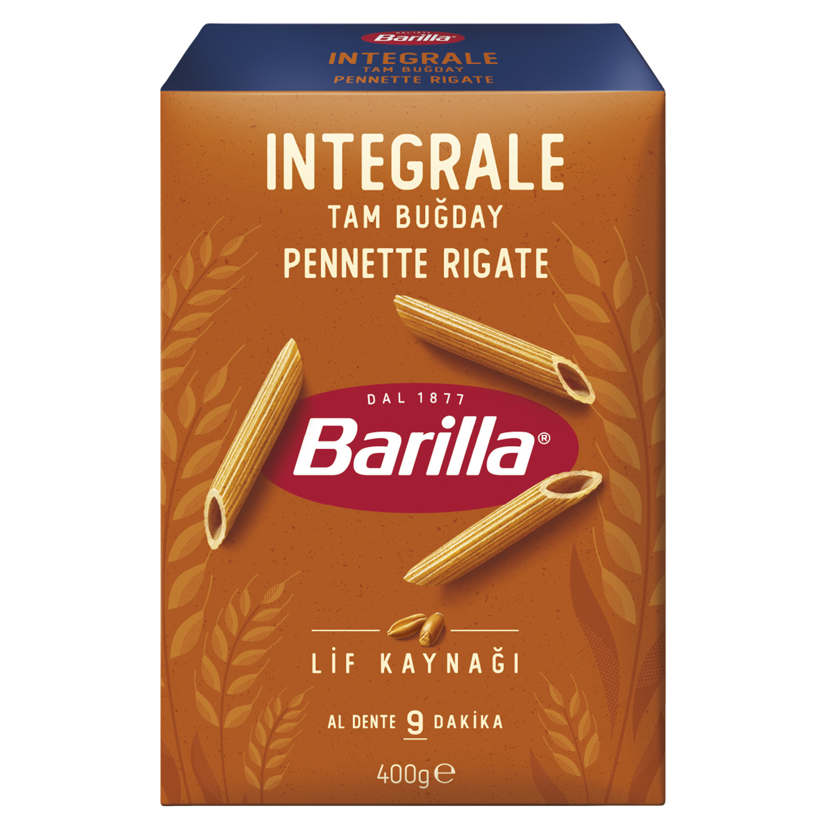 Barilla Tam Buğday Kalem Makarna (Integrale Pennette Rigate) 400 G - Görsel 2
