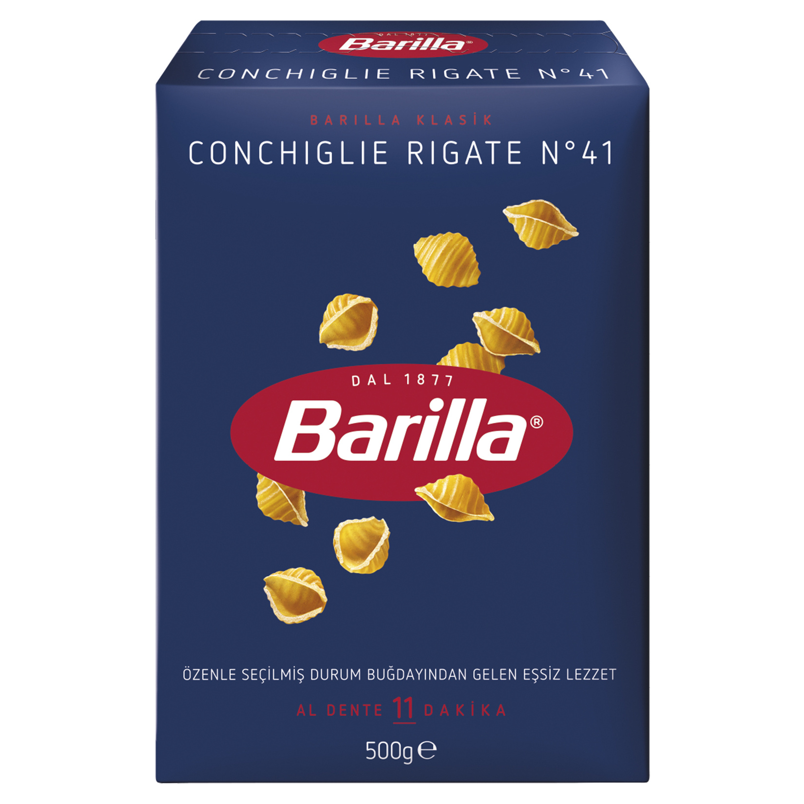 Barilla Mini Midye Makarna (Conchiglie Rigate) 500 G - Görsel 2