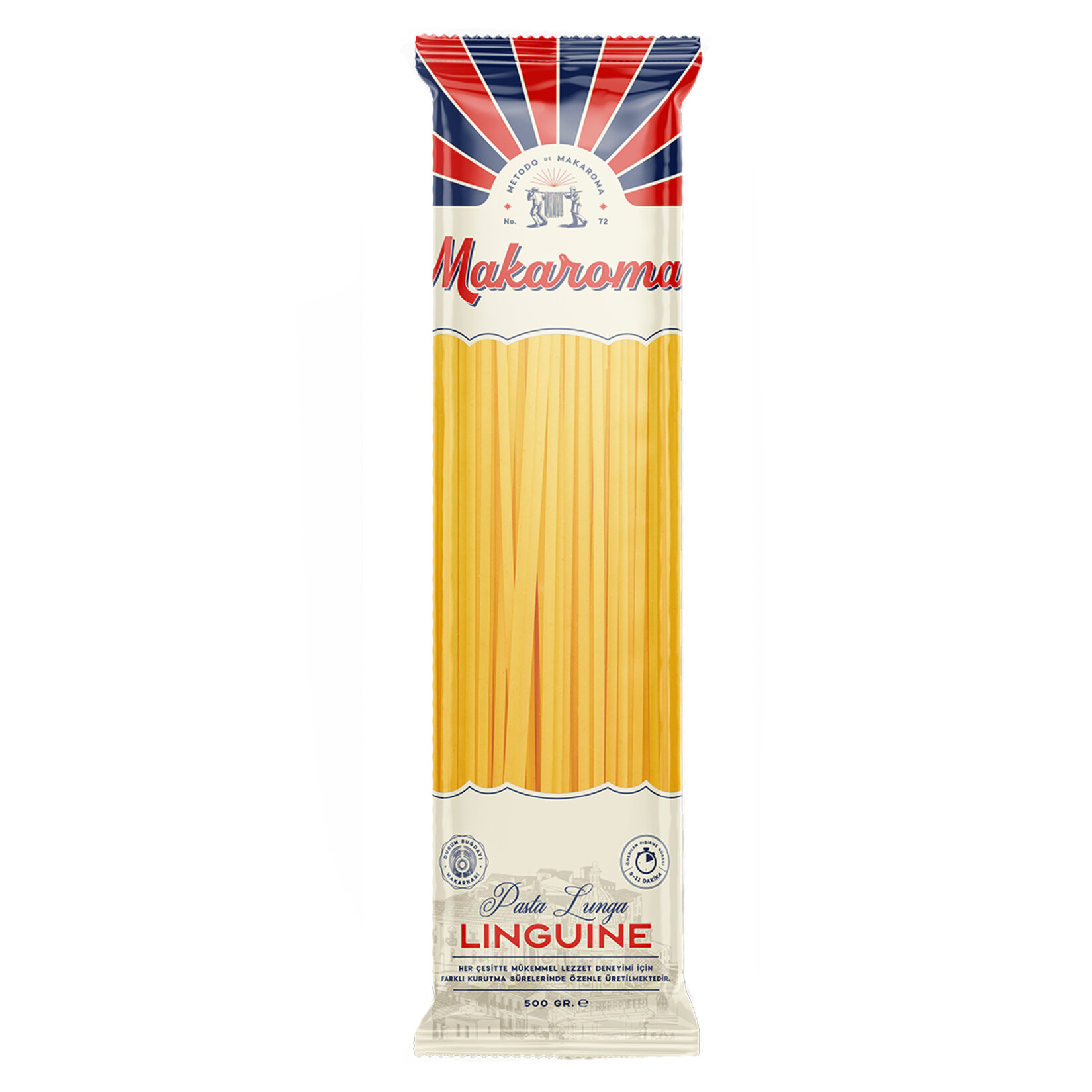 Makaroma Linguine (Yassı Spagetti) Makarna 500 G