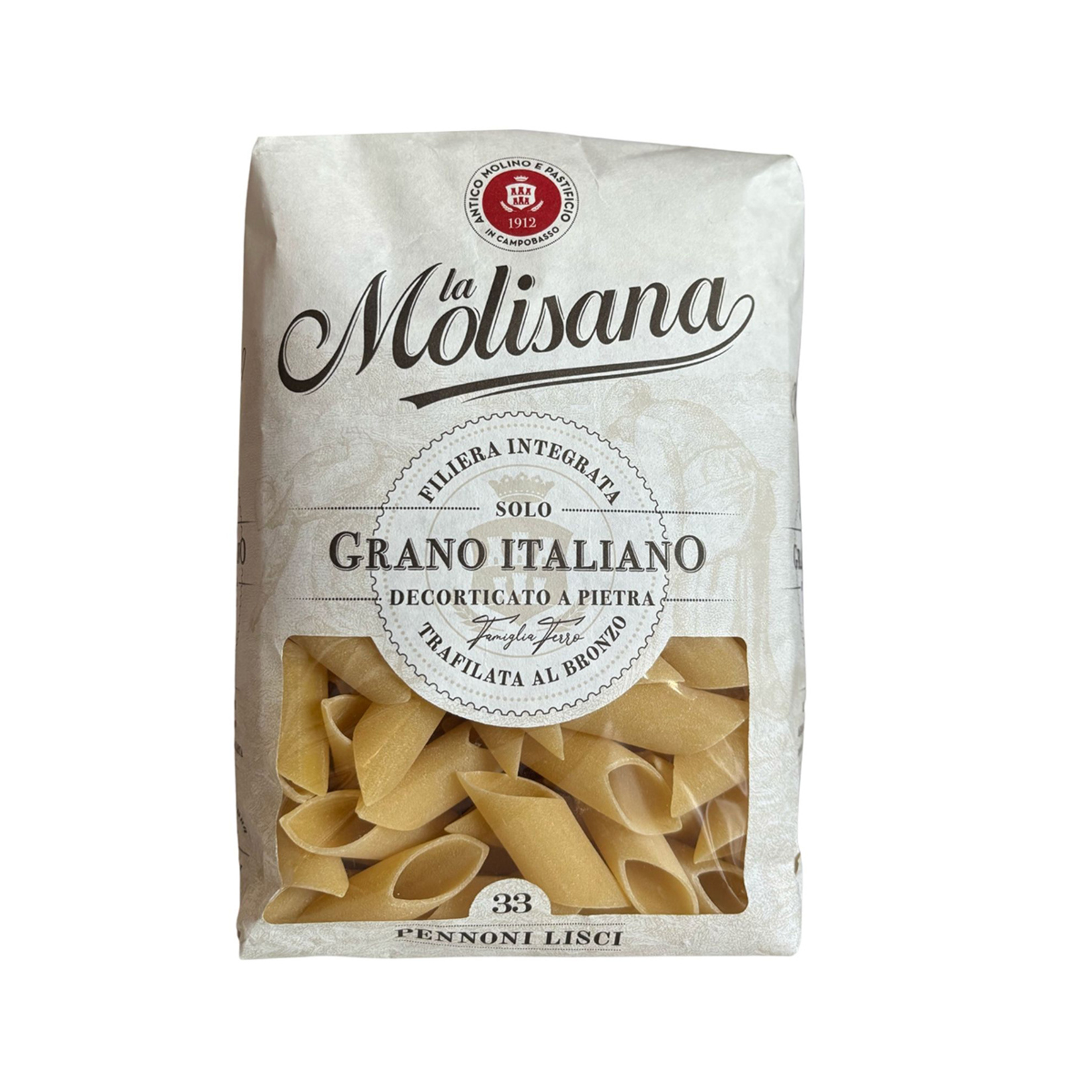 La Molisana Pennoni Lisci N33 Kısa Makarna 500 G - Görsel 1