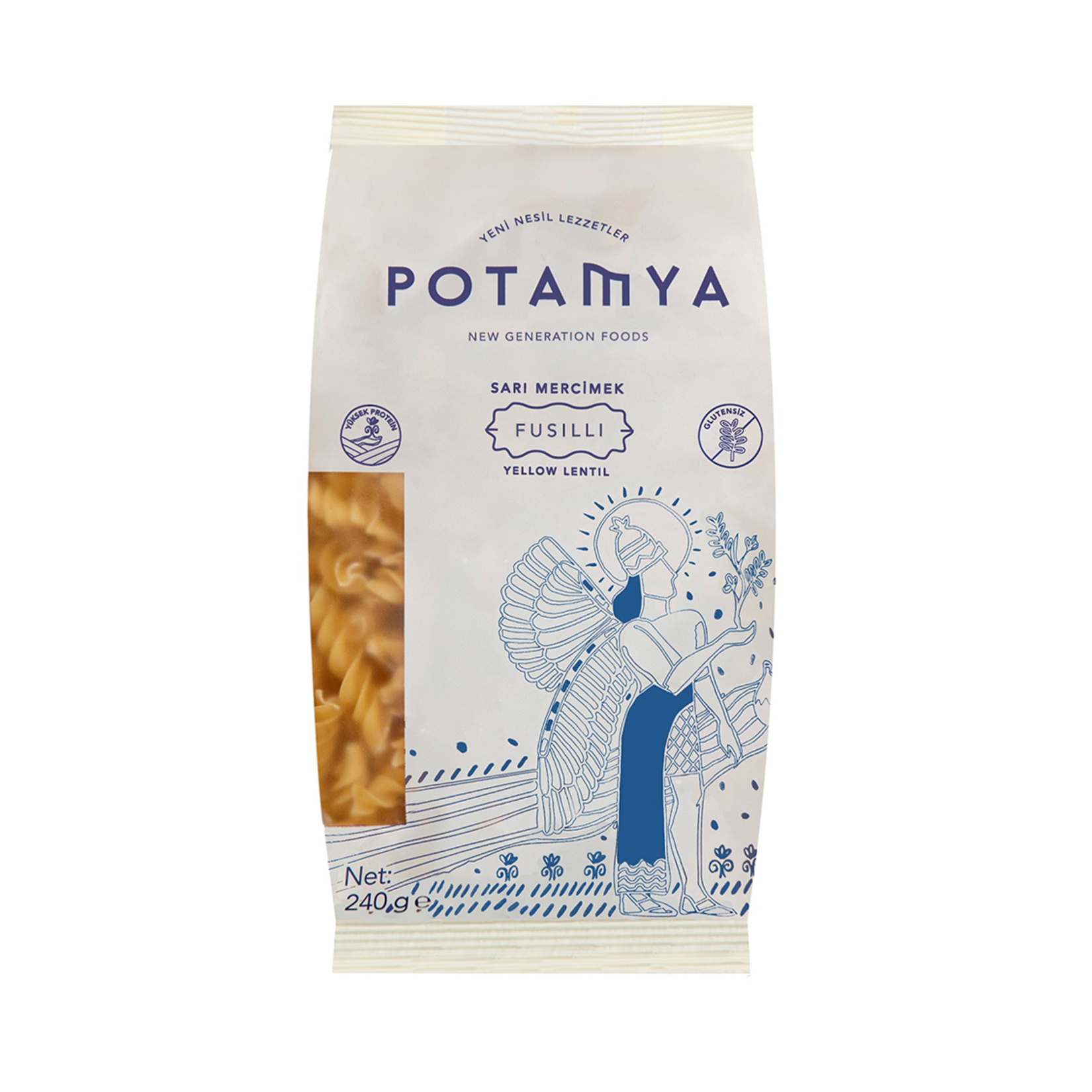 Potamya Sarı Mercimek Fusilli 240 G