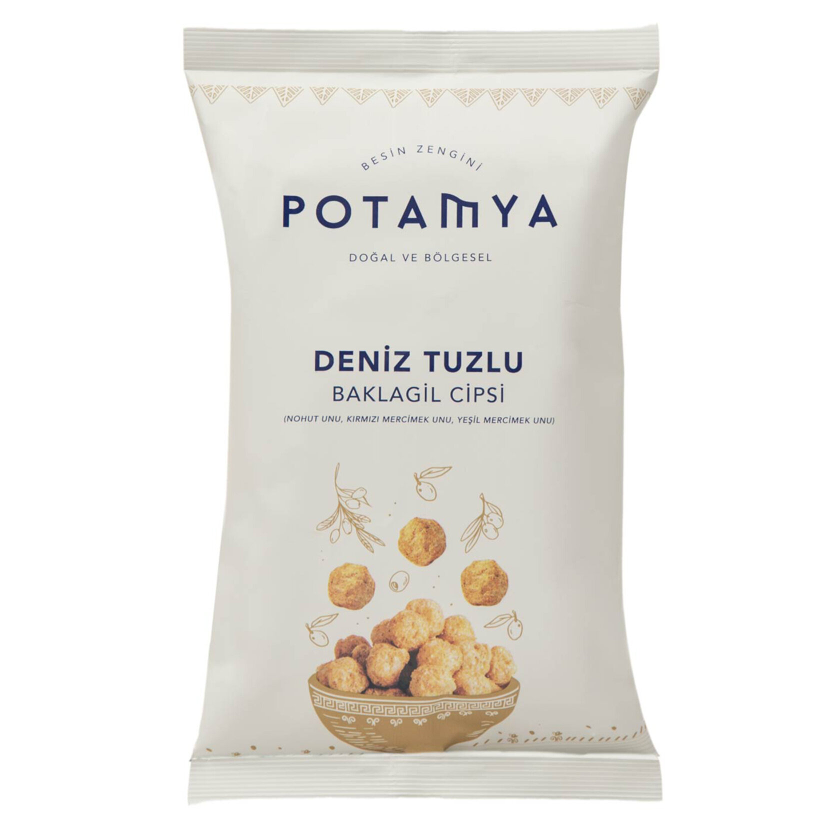 Potamya Deniz Tuzlu Baklagil Cipsi 50 G.