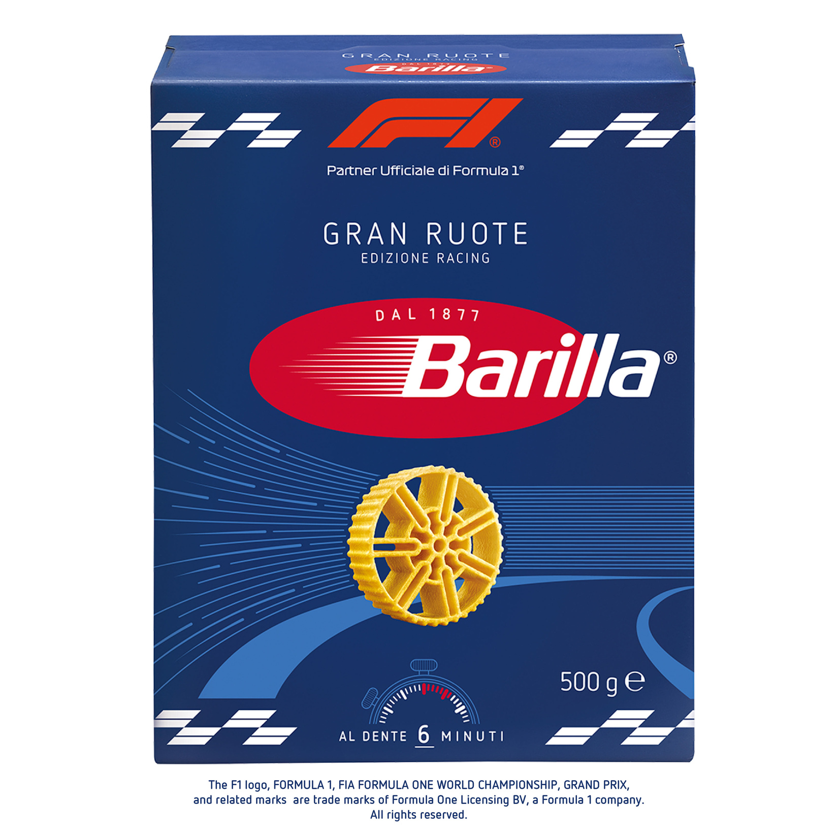 Barilla F1 Gran Ruote Özel Seri Makarna 500 G - Görsel 2