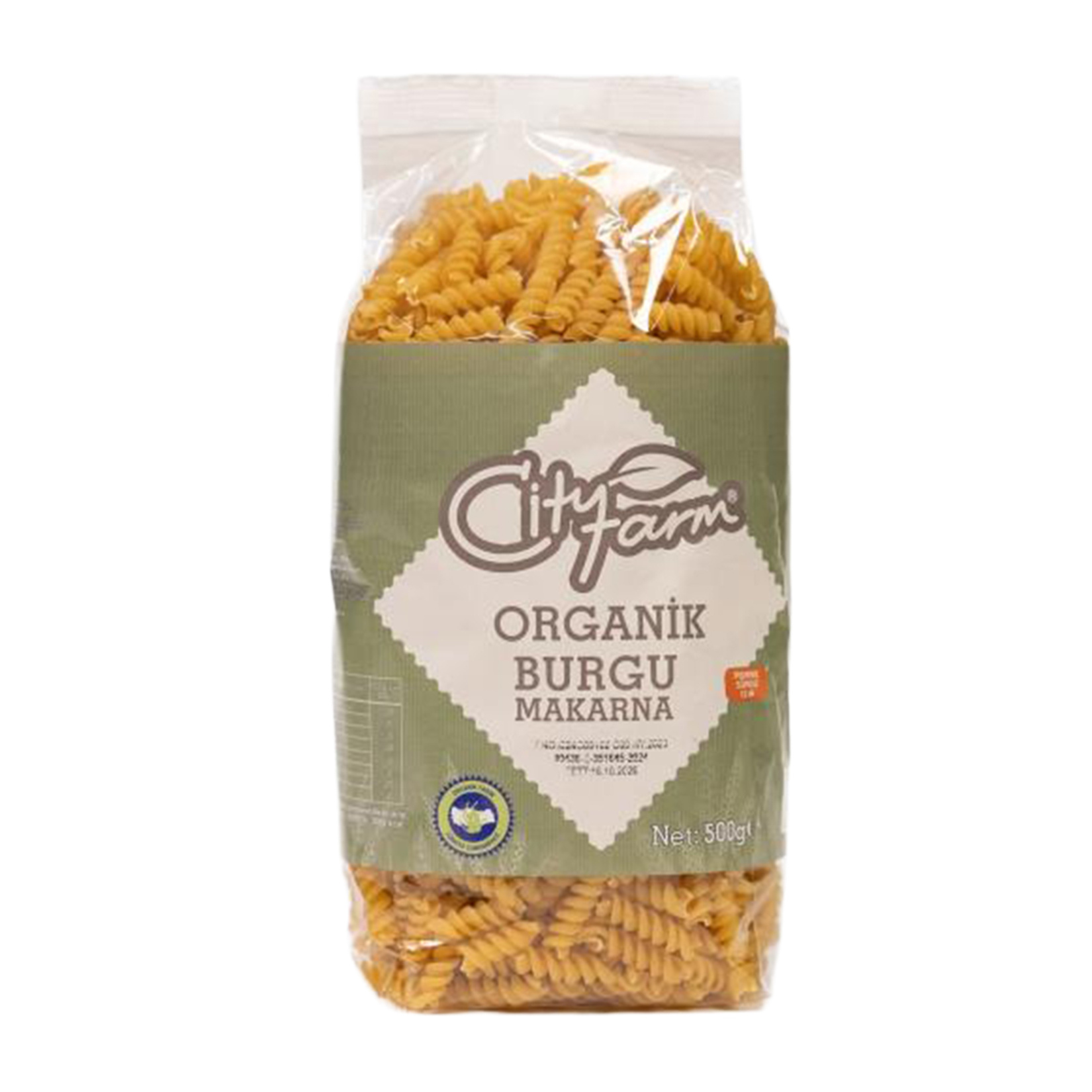 Cıtyfarm Organik Burgu Makarna 500 G