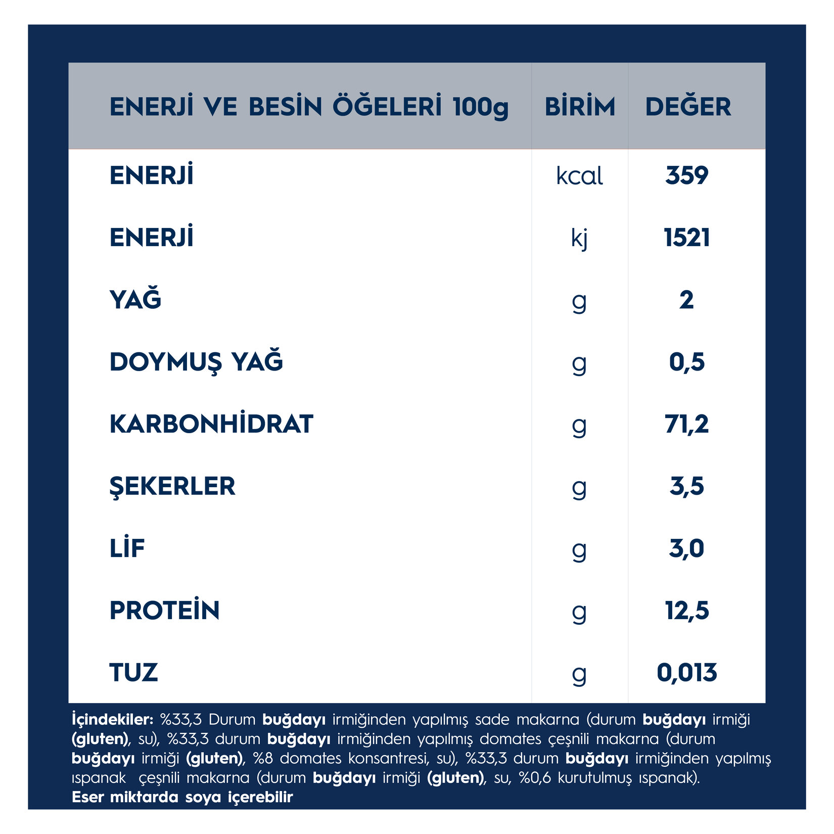 Barilla Mezze Penne Tricolore  500 G - Görsel 3