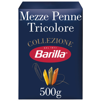 Barilla Mezze Penne Tricolore (Üç Renkli Kalem) Makarna 500 G