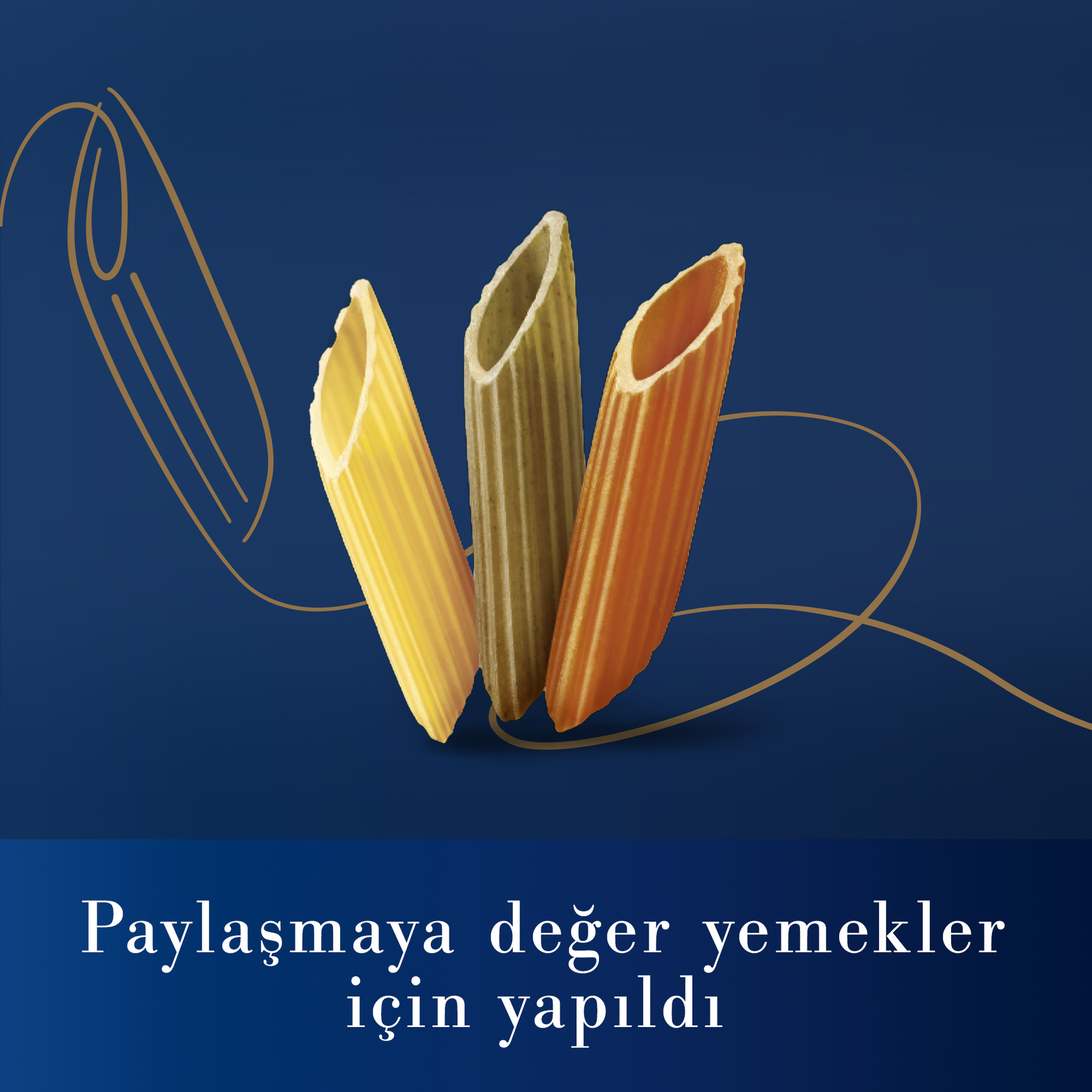 Barilla Mezze Penne Tricolore (Üç Renkli Kalem) Makarna 500 G - Görsel 3
