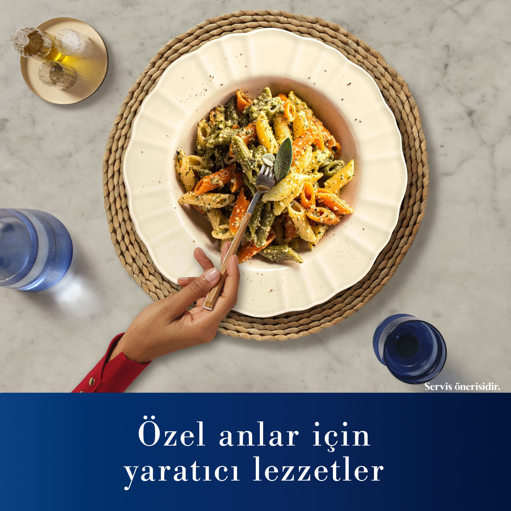 Barilla Mezze Penne Tricolore (Üç Renkli Kalem) Makarna 500 G - Görsel 6