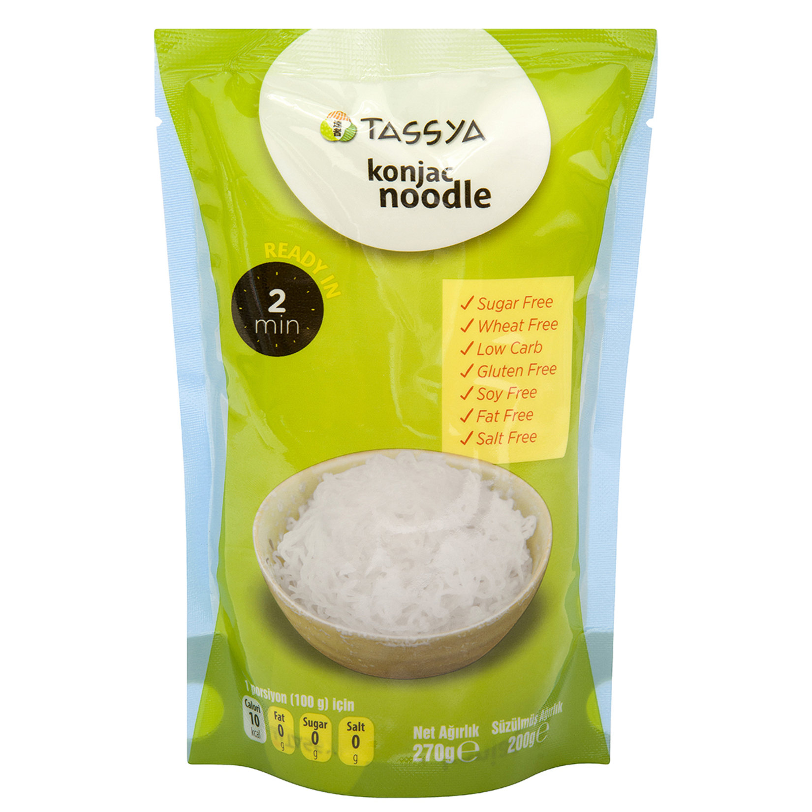 Tassya Konjac Hazır Erişte 270 G
