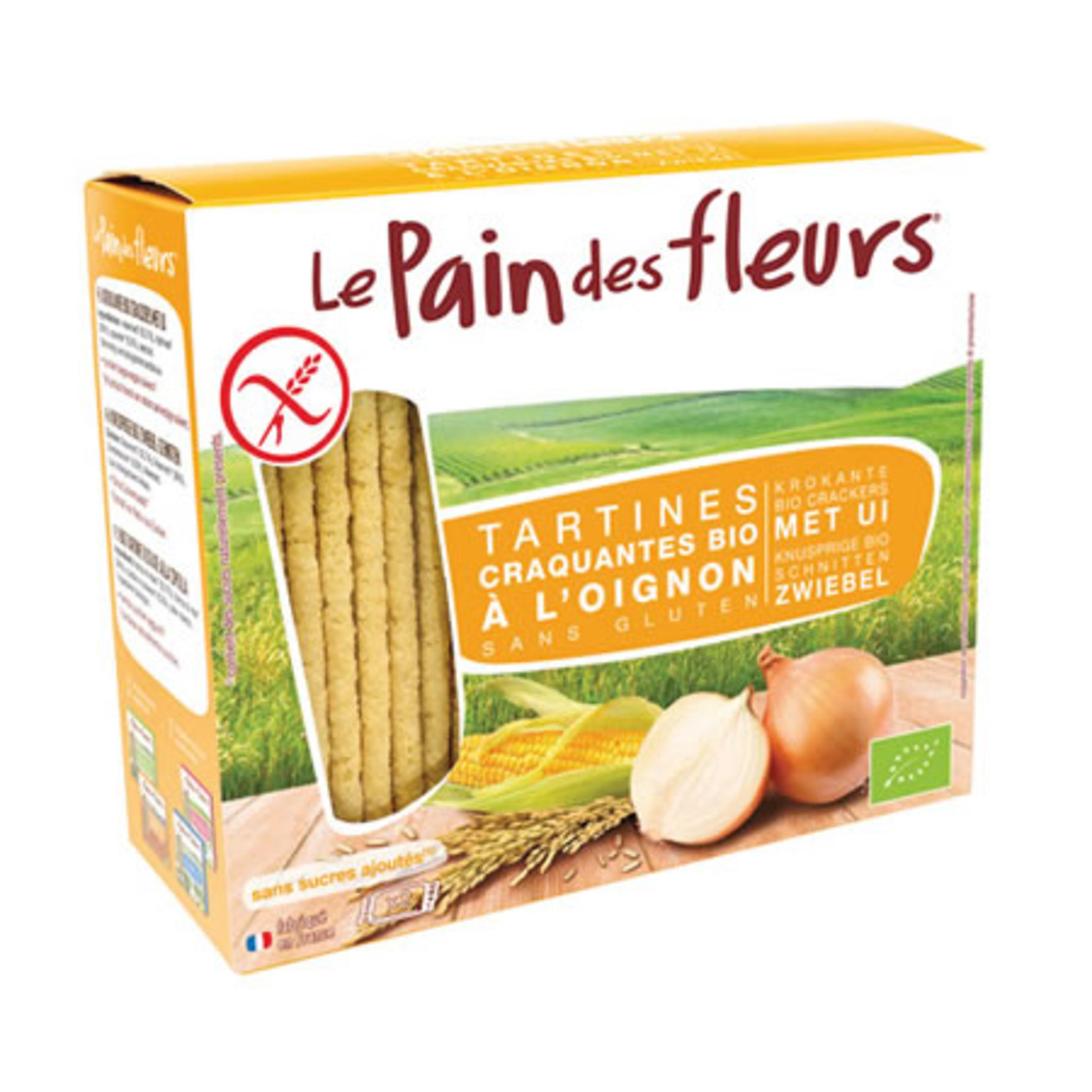 Le Pain Des Fleurs Organik Glutensiz Soğanlı Kraker