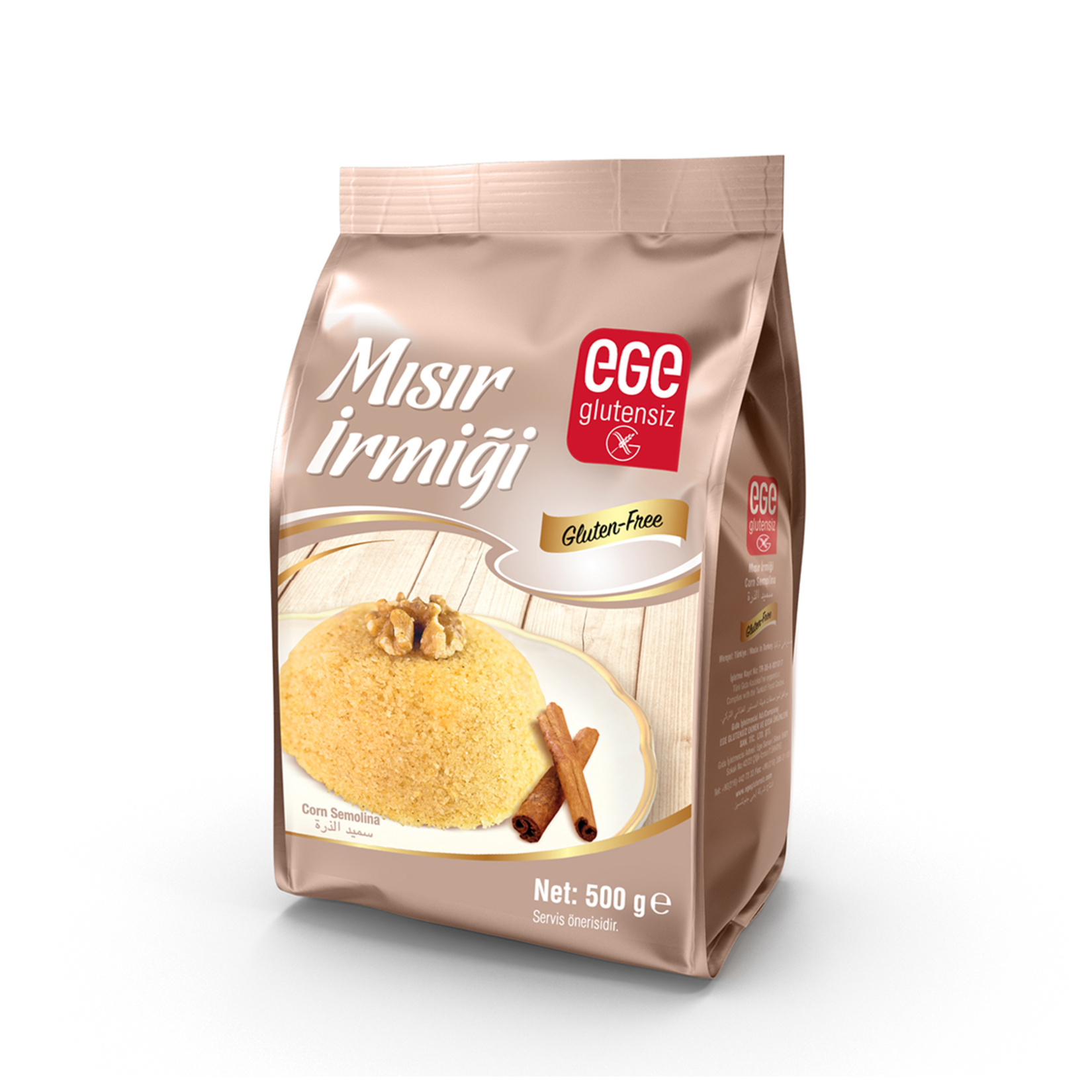 Ege Glutensiz Mısır İrmiği 500 G