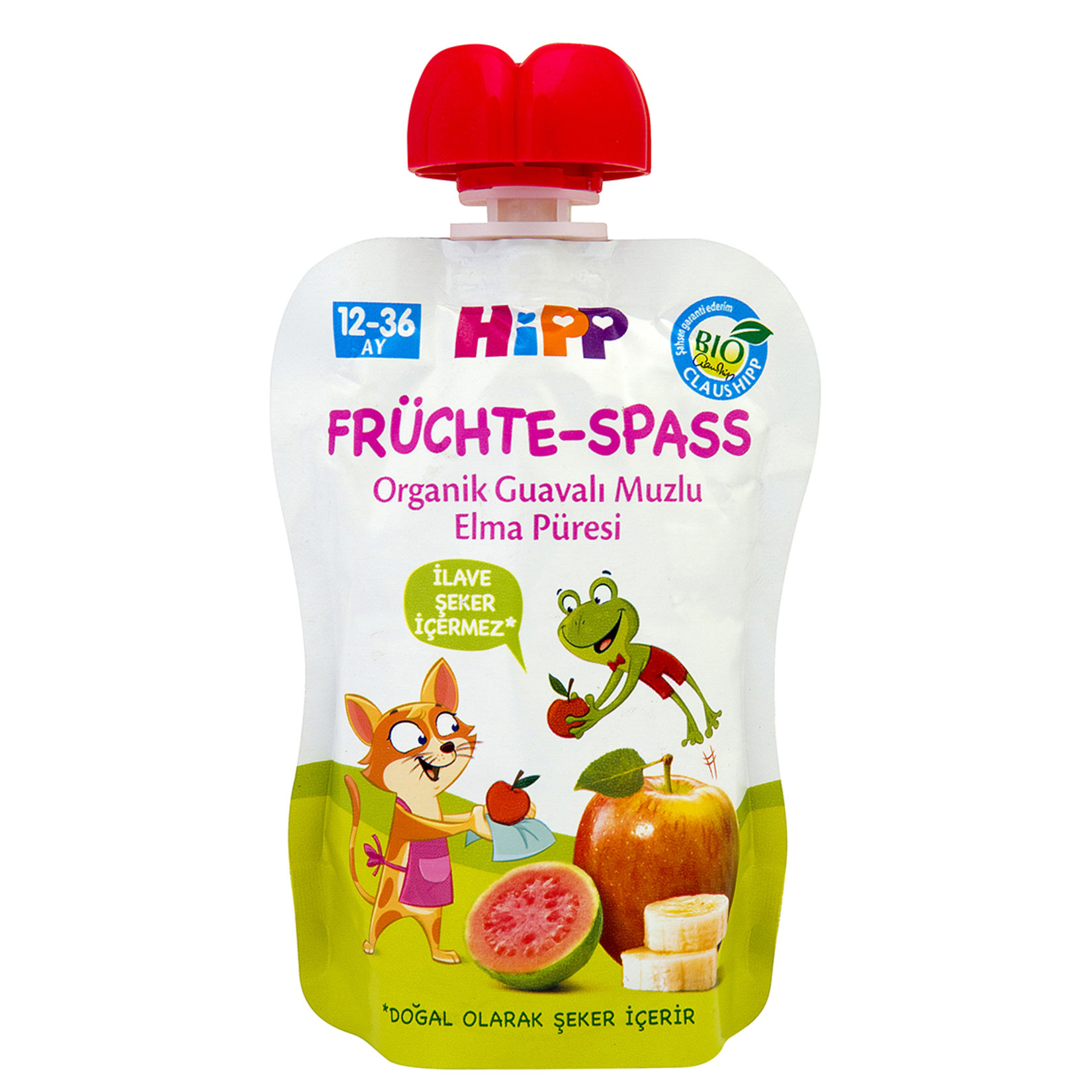 Hipp Organik Guavalı Muzlu Elma Meyve Keyfi 90 G