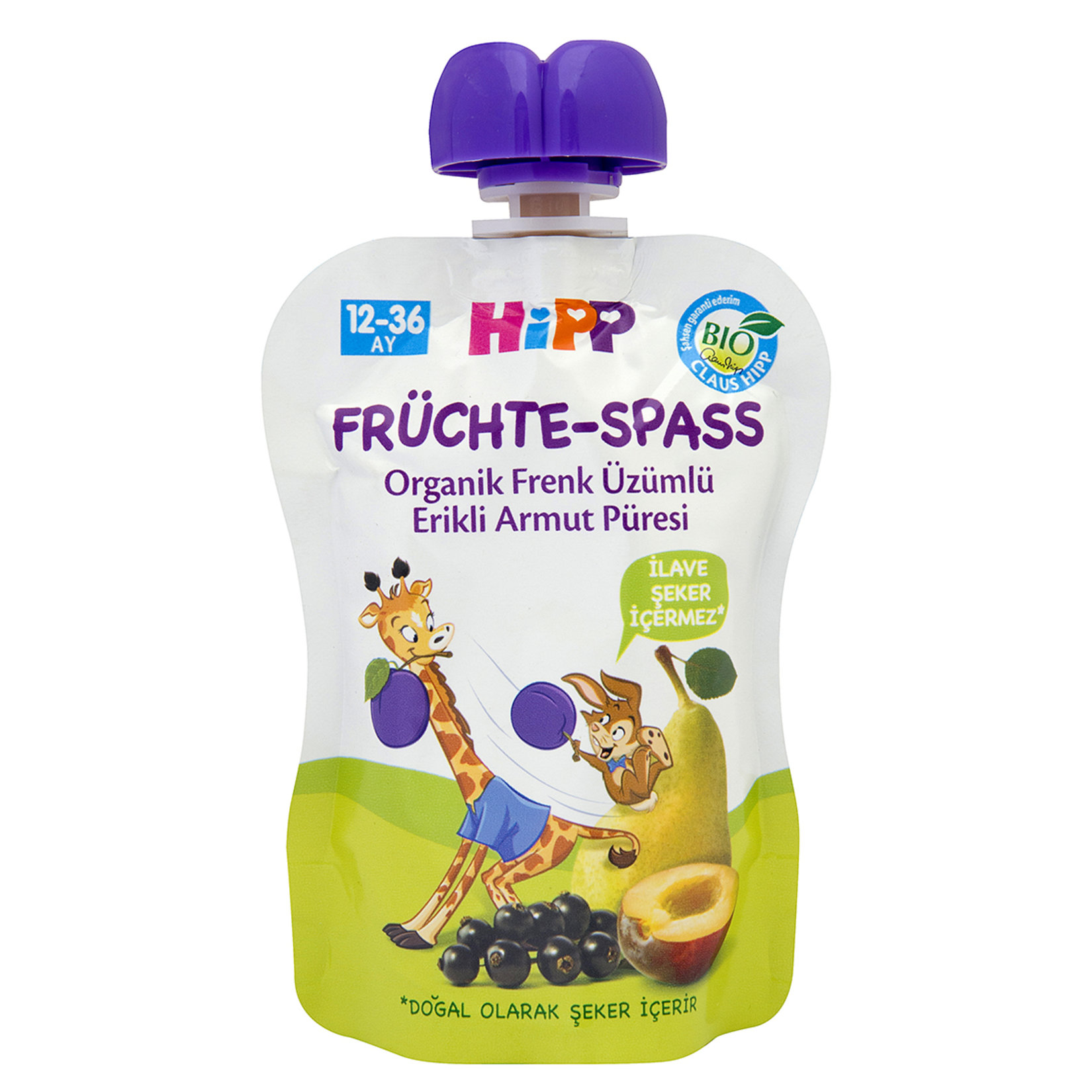 Hipp Organik Frenk Üzümlü Erikli Armut Keyfi 90 G