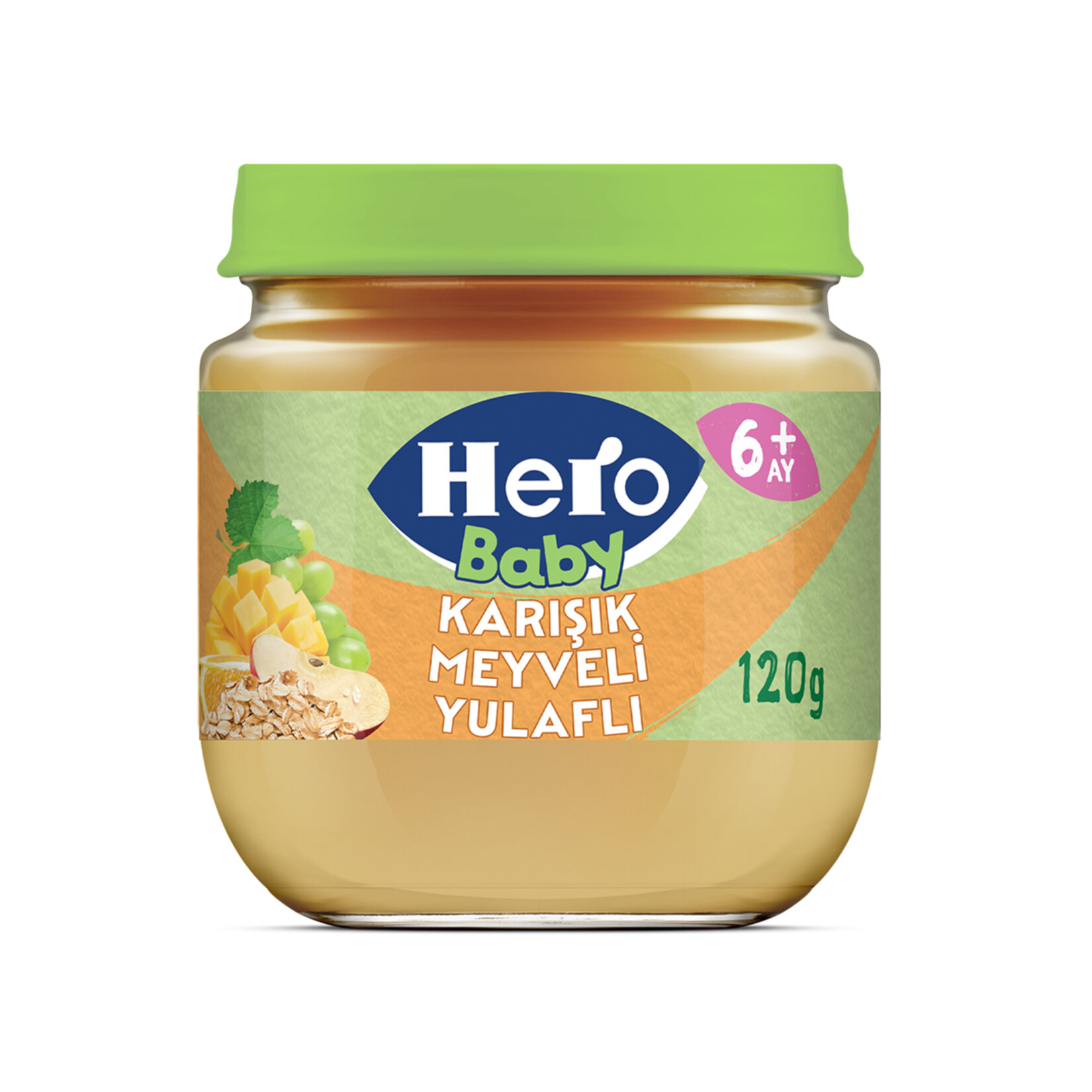 Hero Baby Karışık Meyve Yulaflı 120 G - Görsel 1