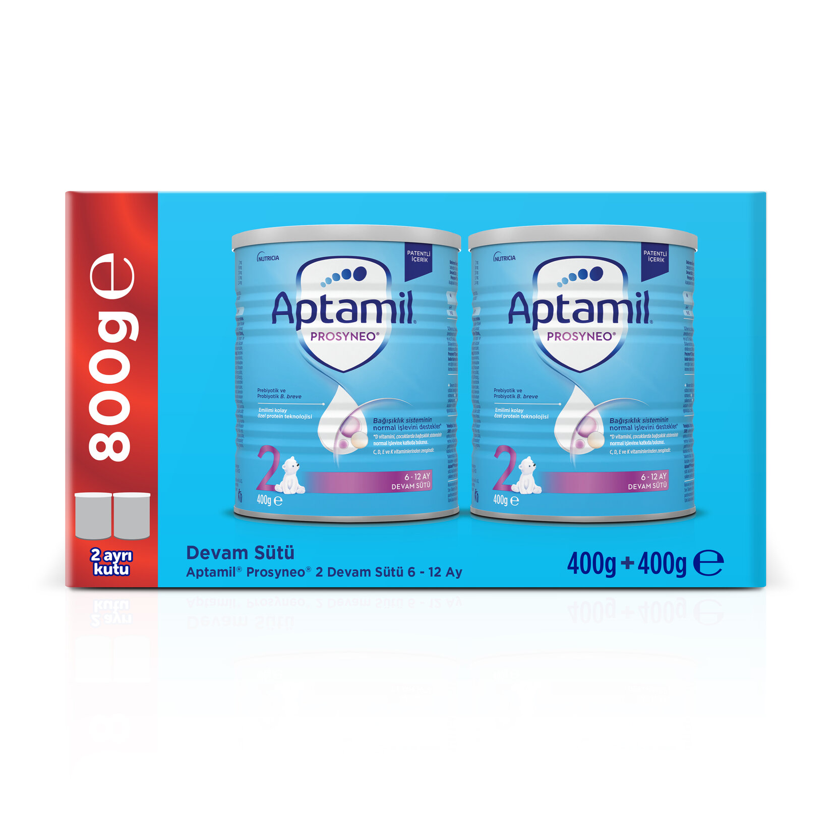 Aptamil Prosyneo 2 Devam Sütü 2 x 400 G - Görsel 1