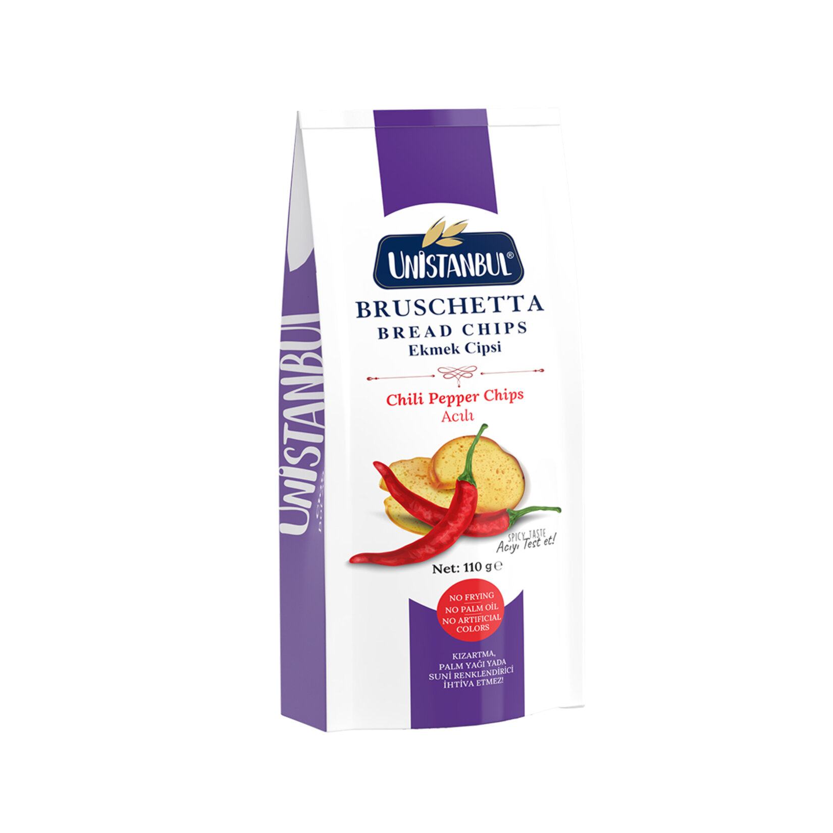 Unistanbul Bruschetta Bol Acılı Ekmek Cipsi 110 G