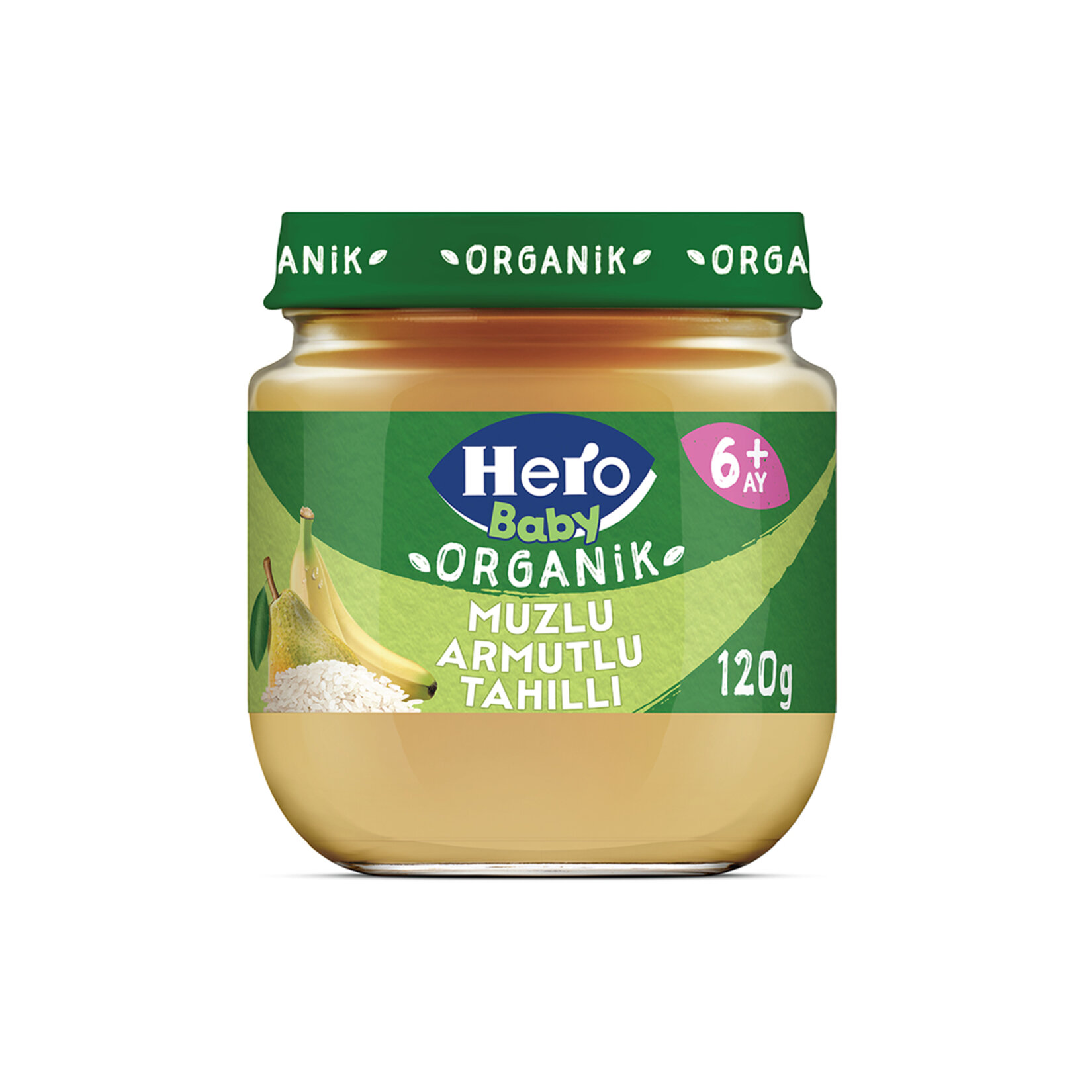 Hero Baby Organik Muzlu Armutlu Tahıllı 120 G - Görsel 1