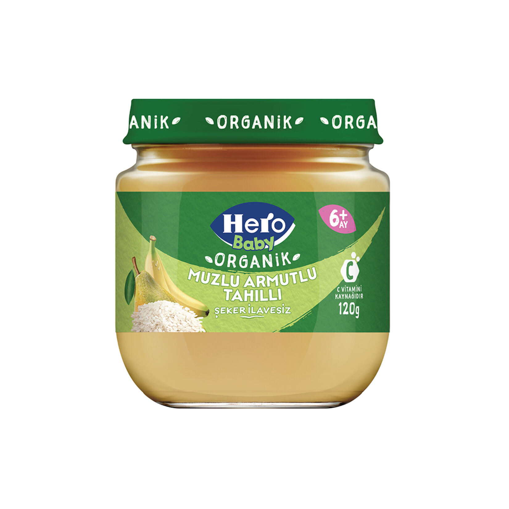 Hero Baby Organik Muzlu Armutlu Tahıllı 120 G - Görsel 2