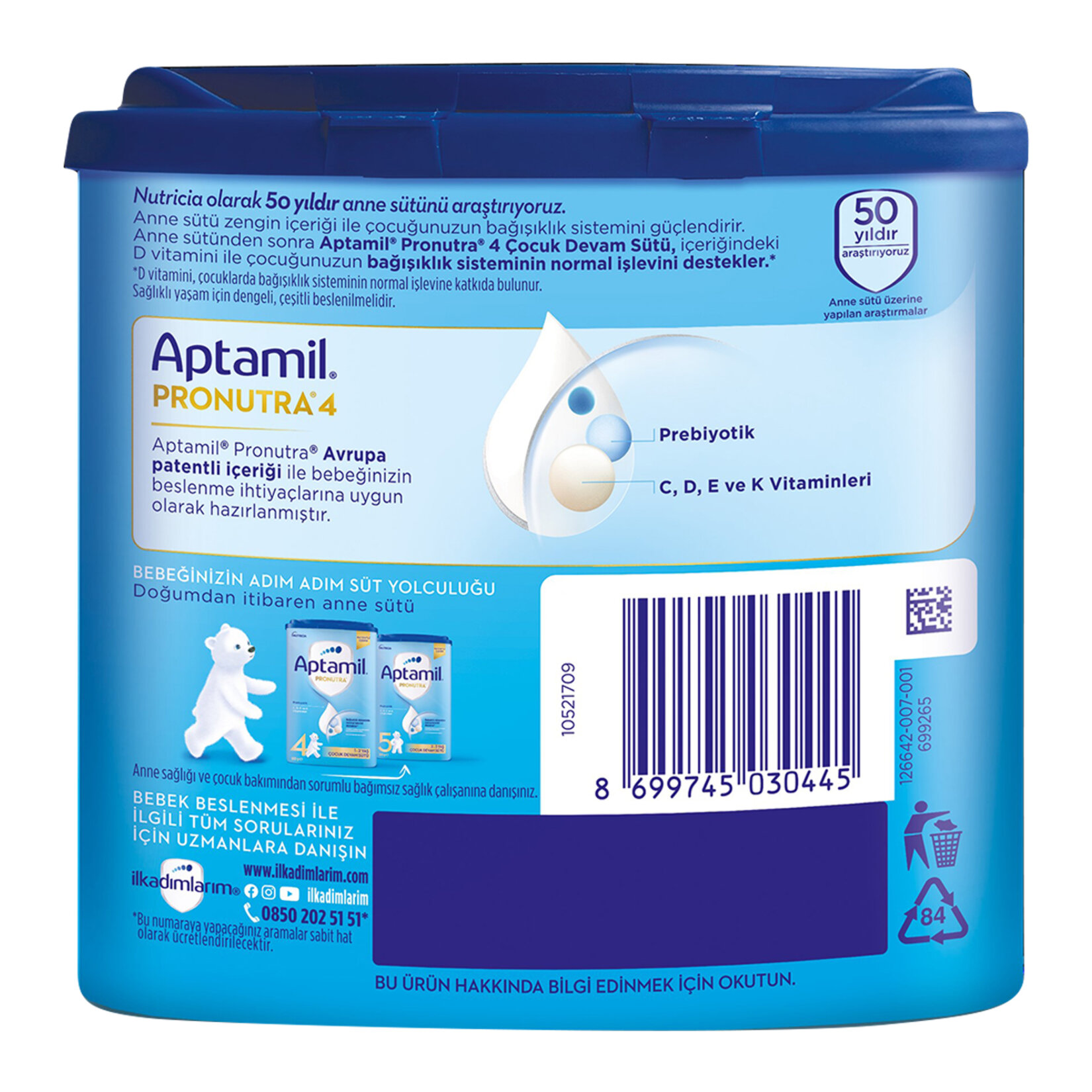 Aptamil Pronutra 4 Devam Sütü 350 G - Görsel 2