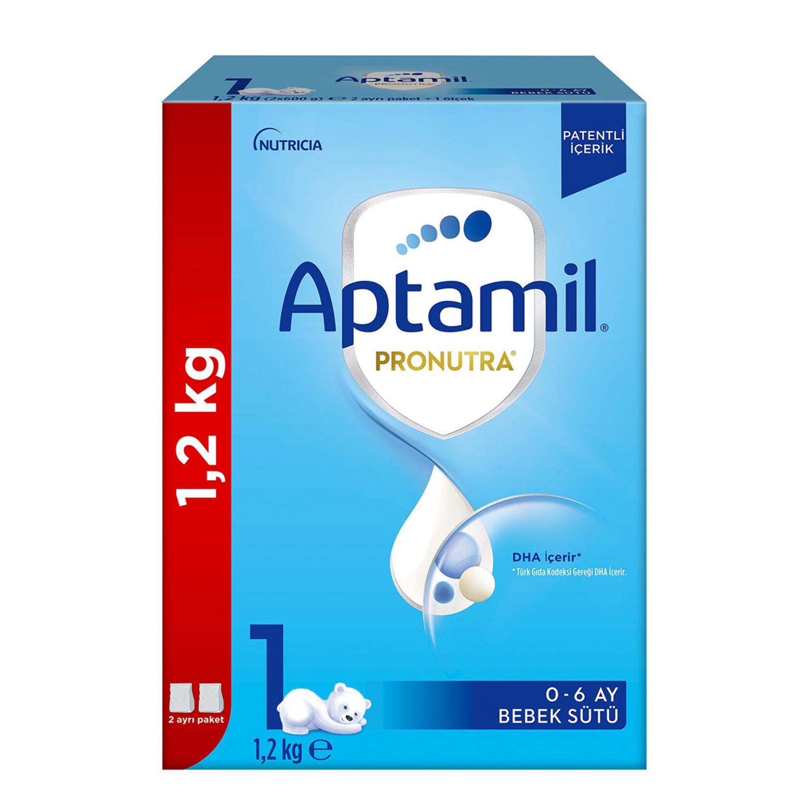 Aptamil Pronutra 1 Bebek Sütü 1200 G - Görsel 1