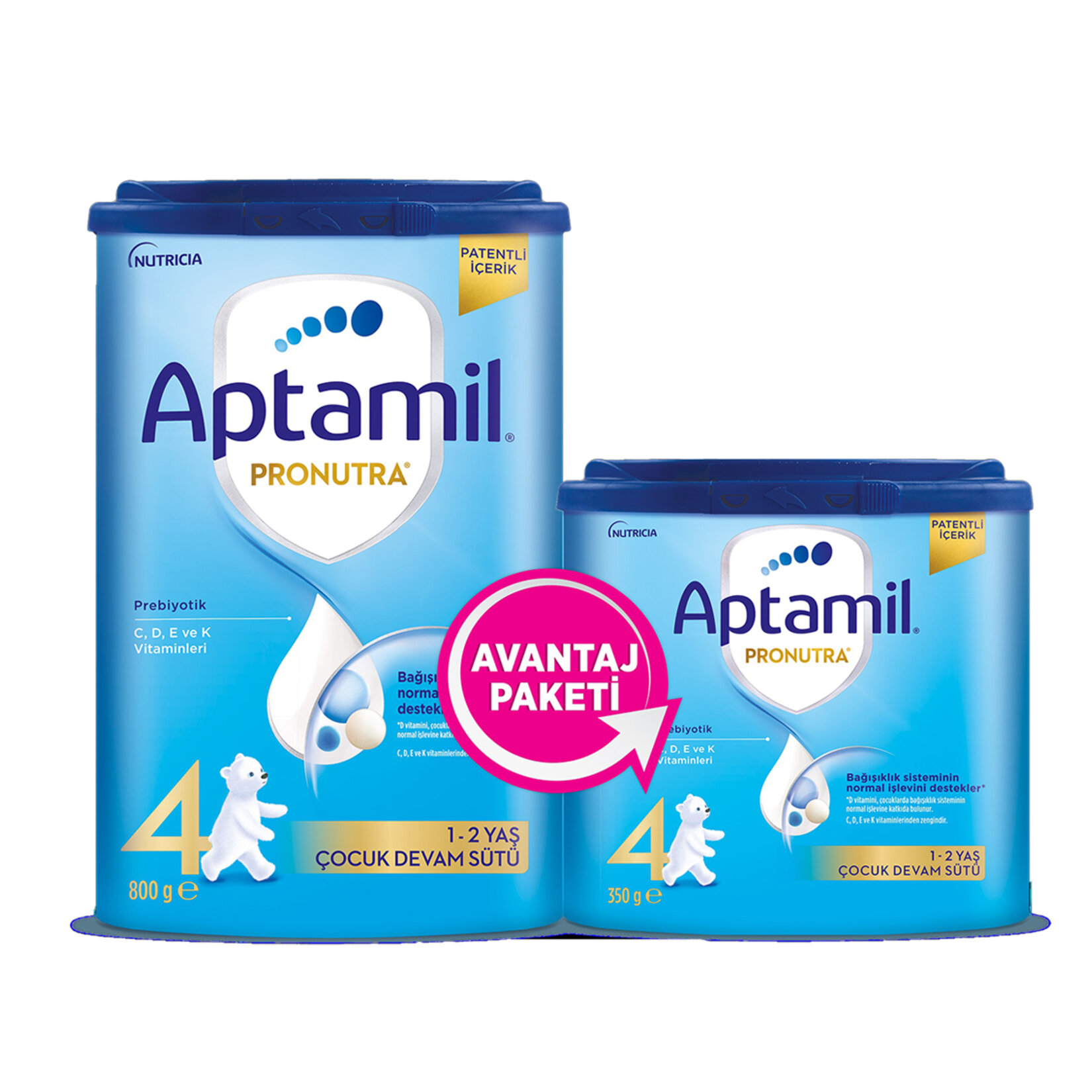 Aptamil Pronutra 4 Devam Sütü 800+350 G
