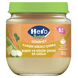 Hero Baby İlikli Kemik Sulu Karışık Sebzeli 120 G